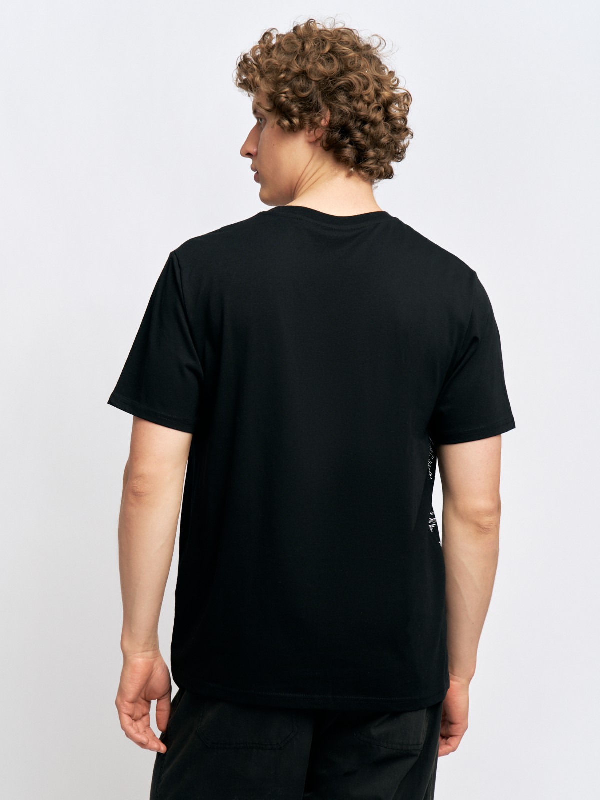 Футболка из хлопка с принтом