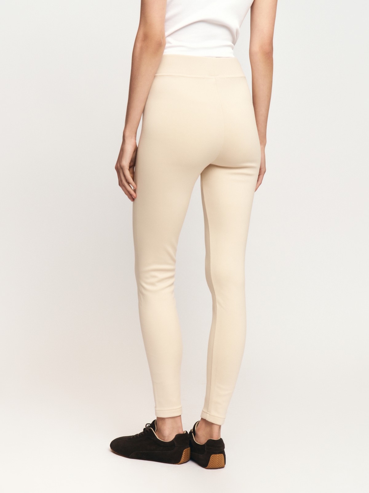 Утеплённые легинсы с начёсом