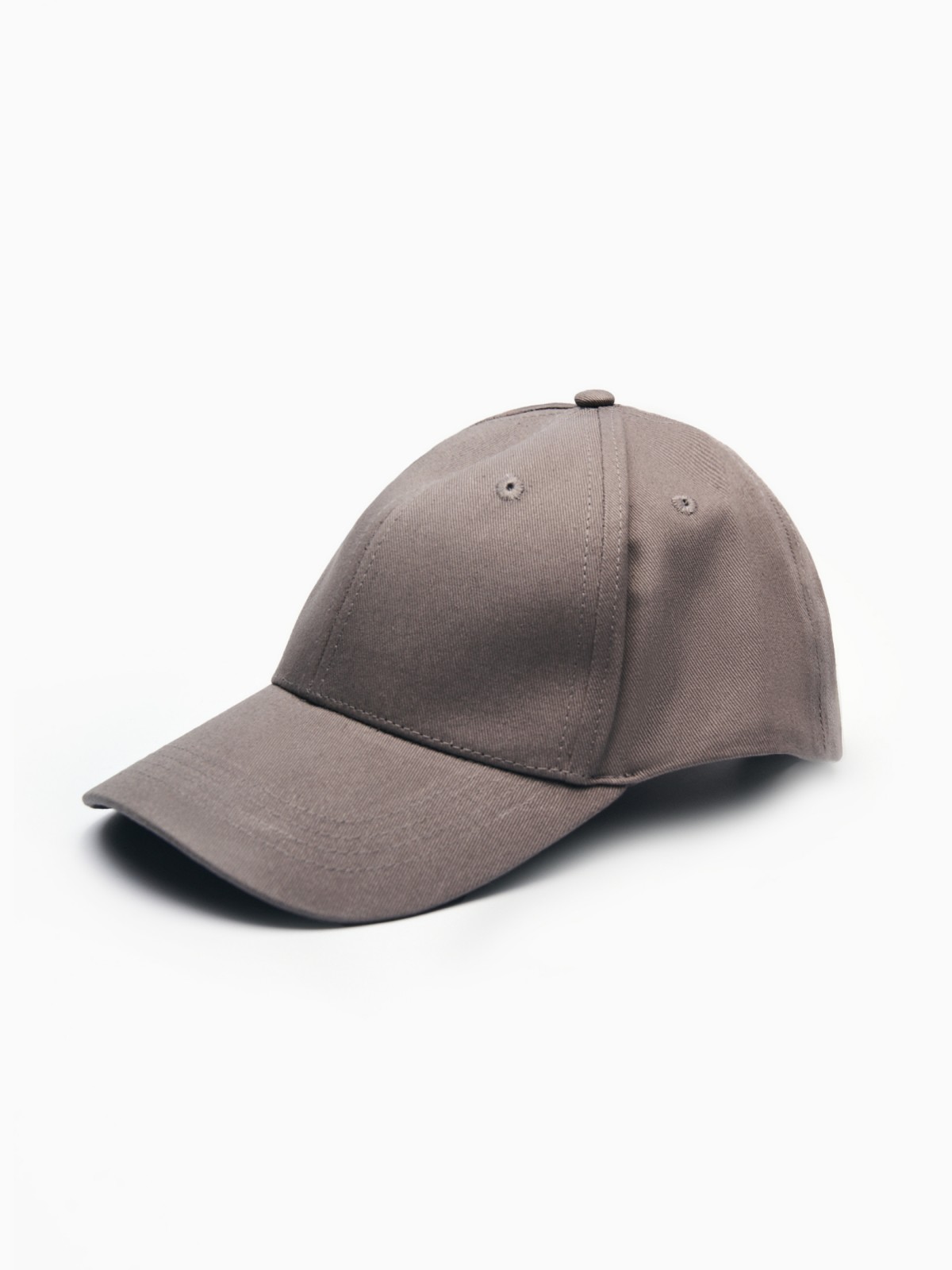 Бейсболка из хлопка с полукруглым козырьком