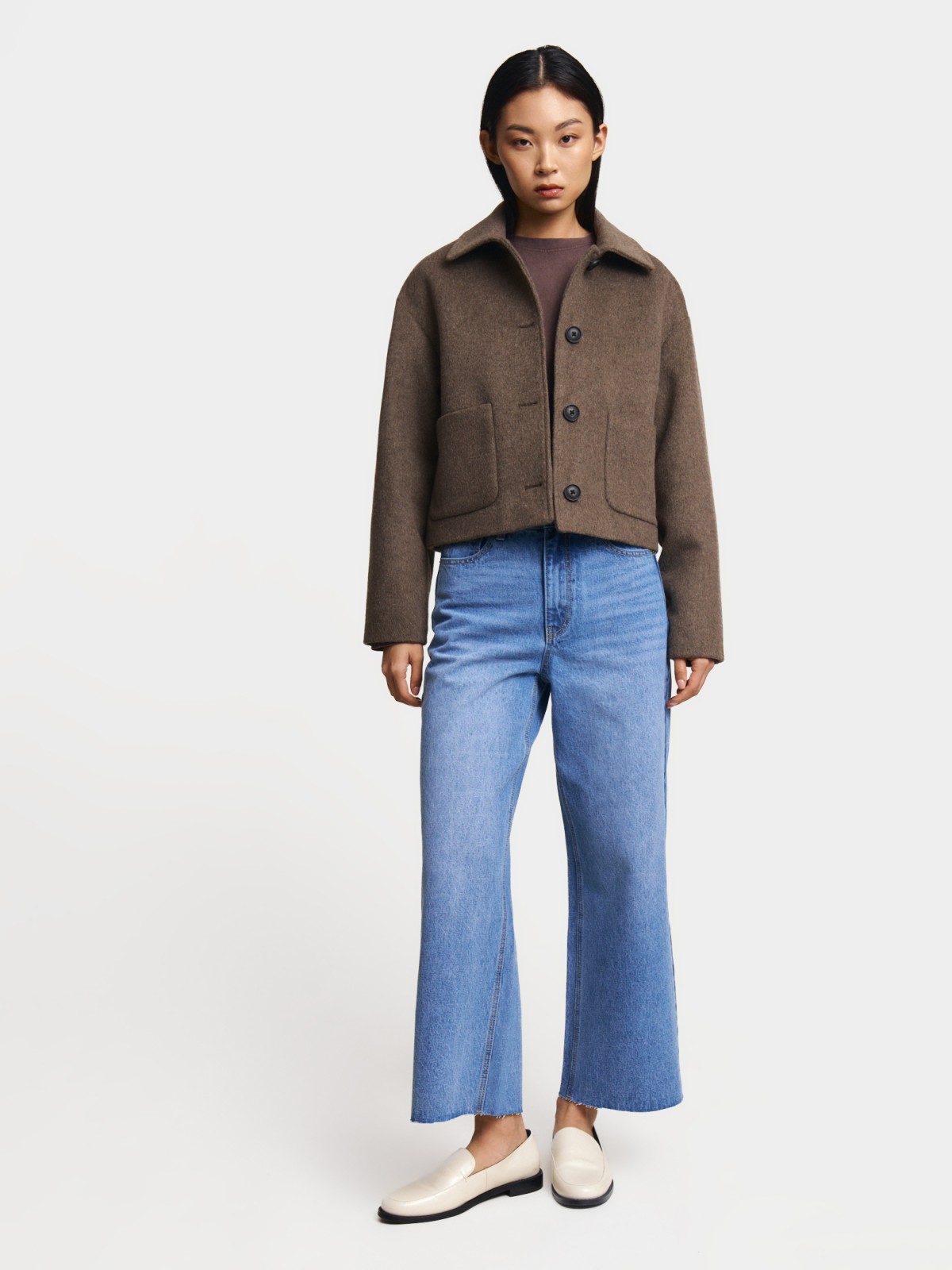 Короткая куртка на пуговицах