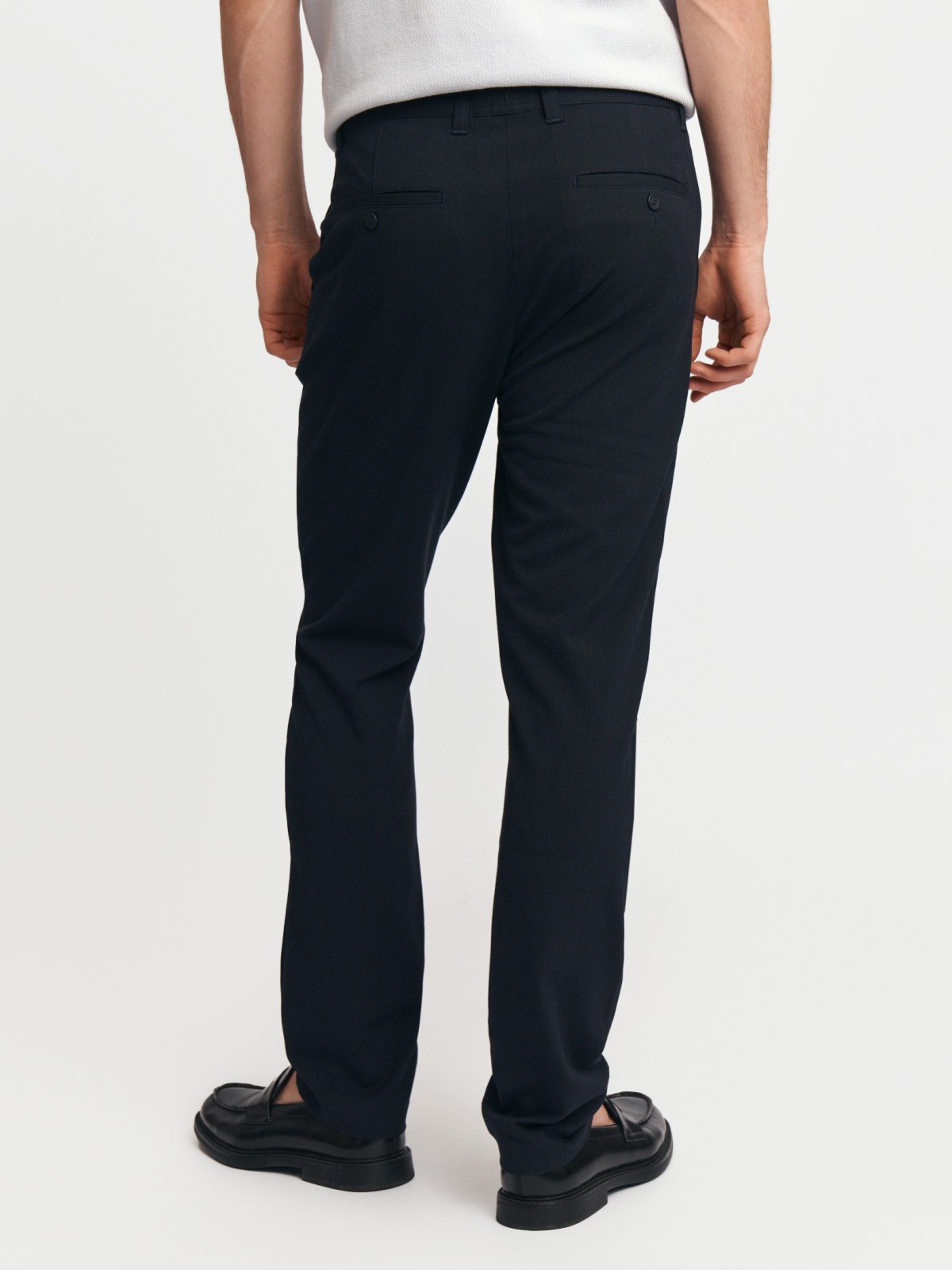 Брюки силуэта Slim в клетку