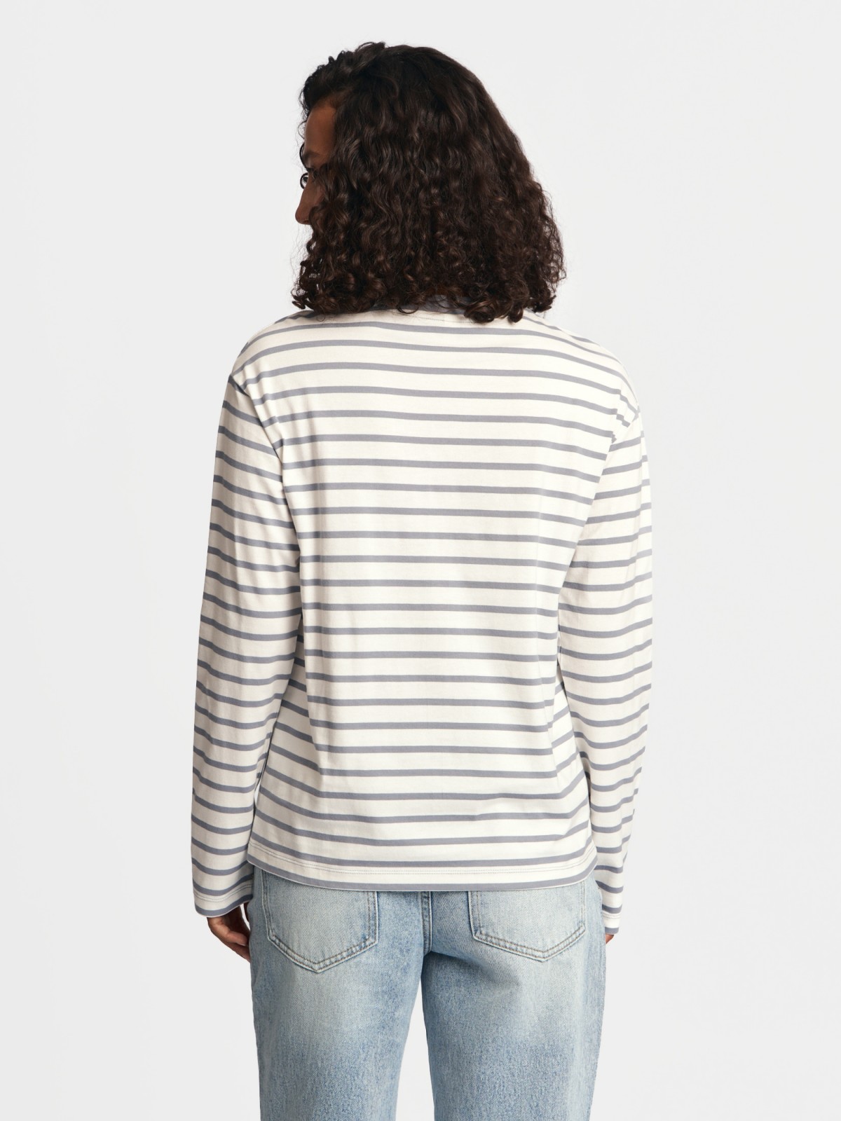 Лонгслив-тельняшка в полоску из хлопка