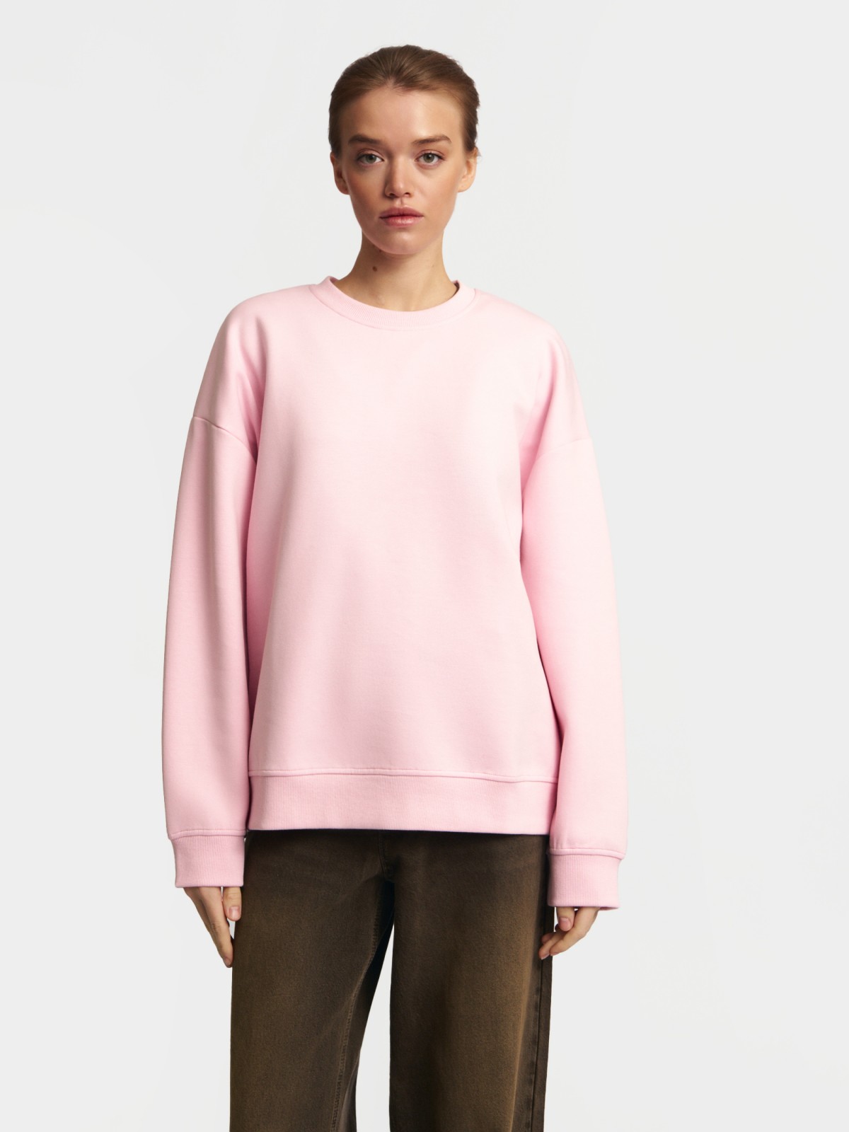 Свитшот однотонный без принта