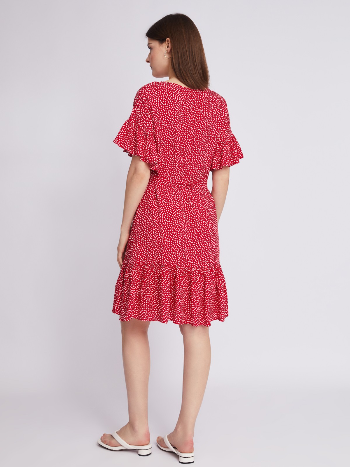 Платье zolla 02324827Y373, цвет красный, размер S - фото 6