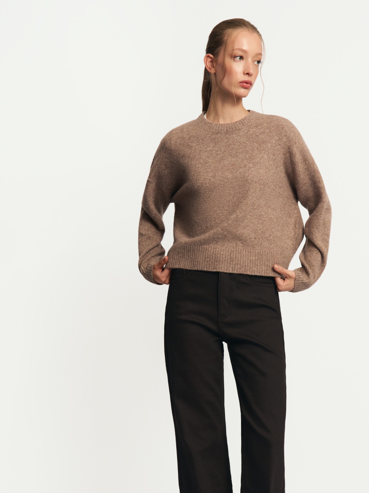 Вязаный джемпер с шерстью