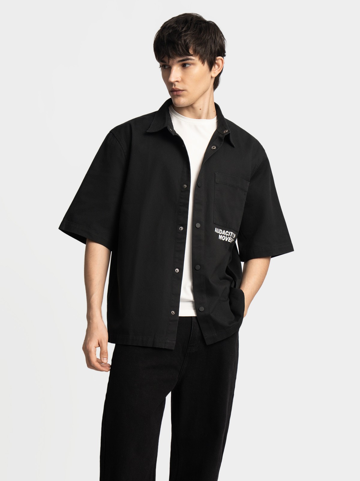 Рубашка с  короткими рукавами