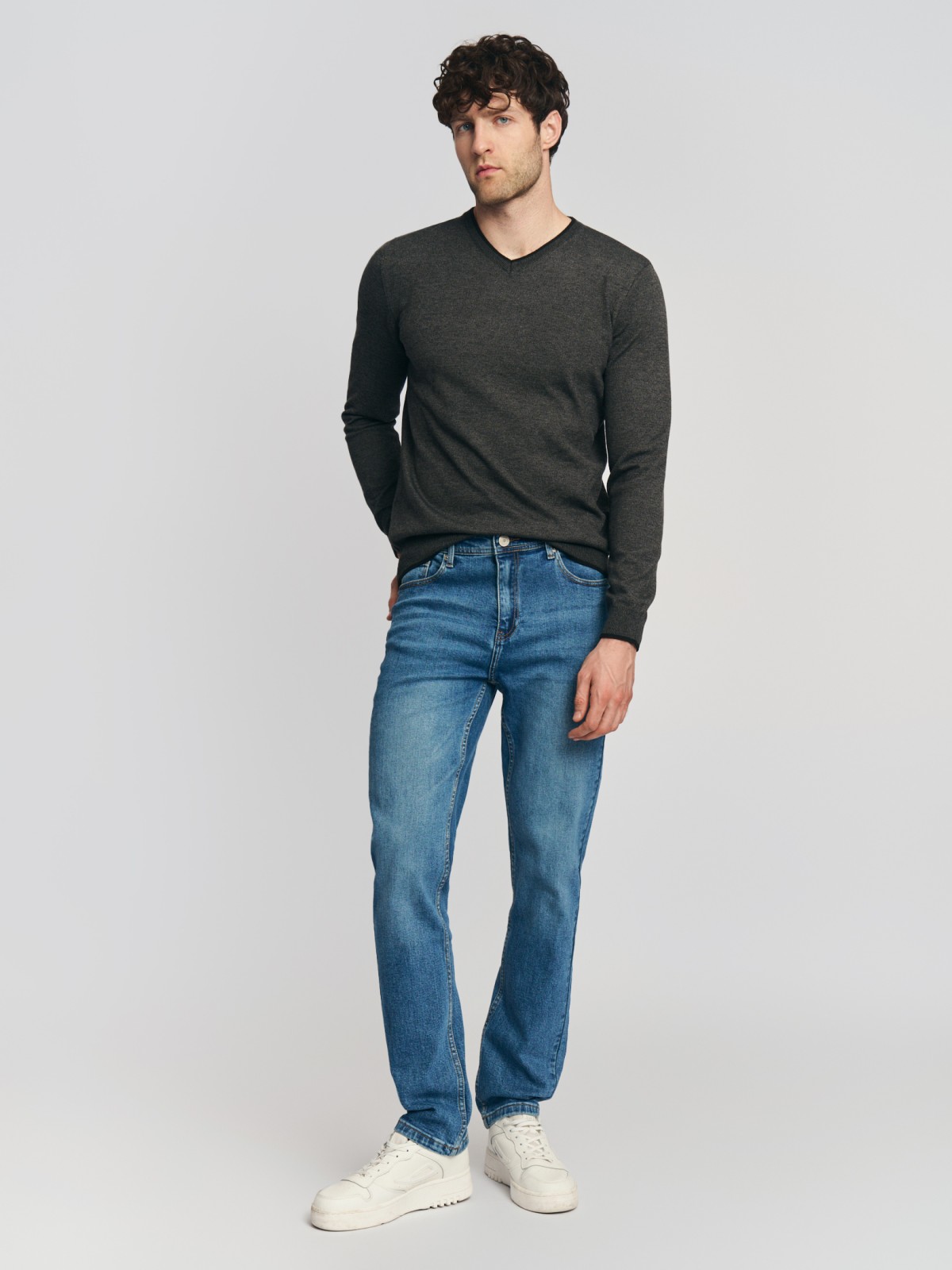 Джинсы фасона Slim из хлопка 2999₽