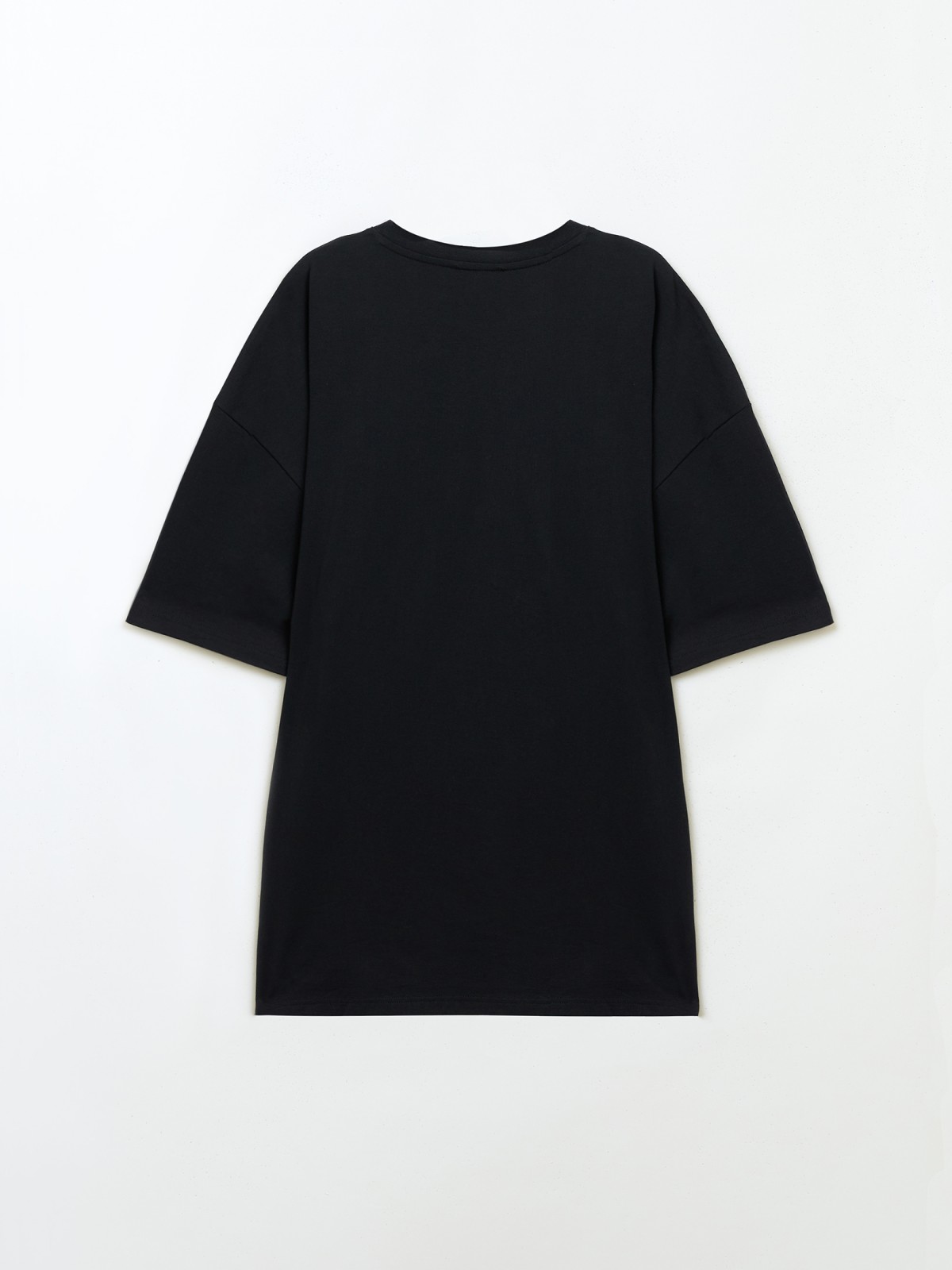 Футболка оверсайз из хлопка с коротким рукавом