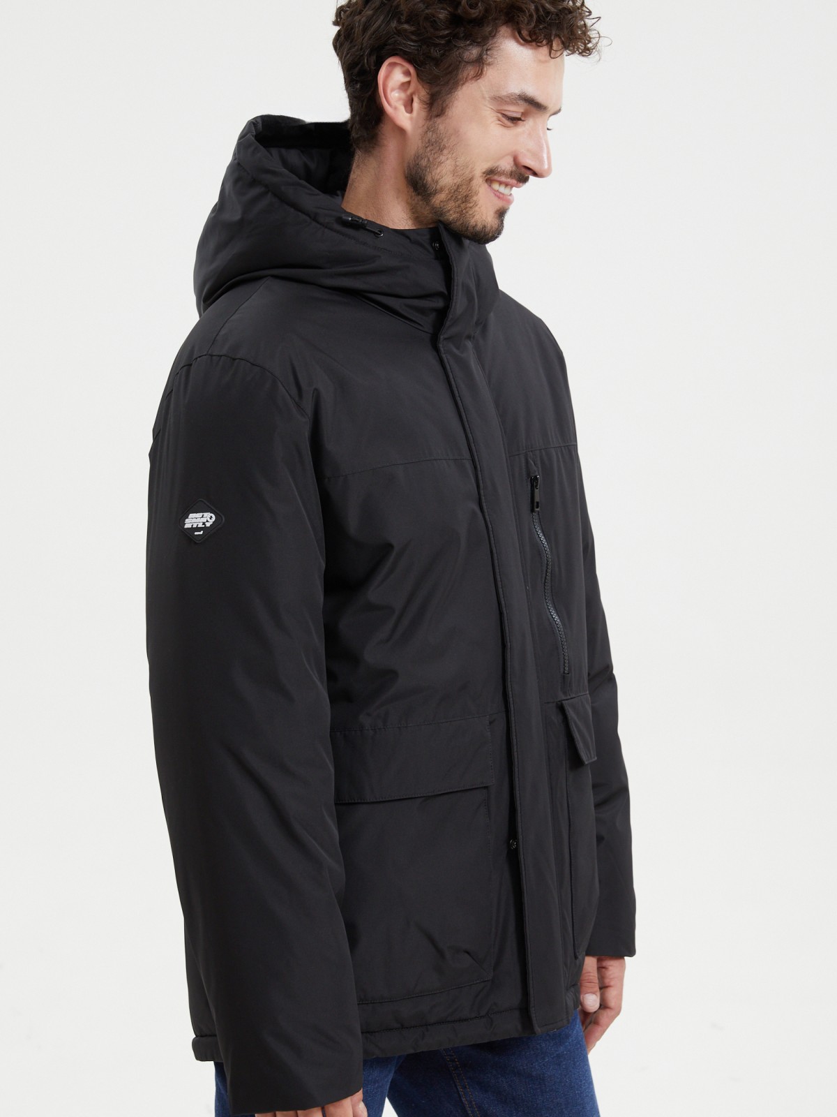 Куртка с капюшоном и утеплителем