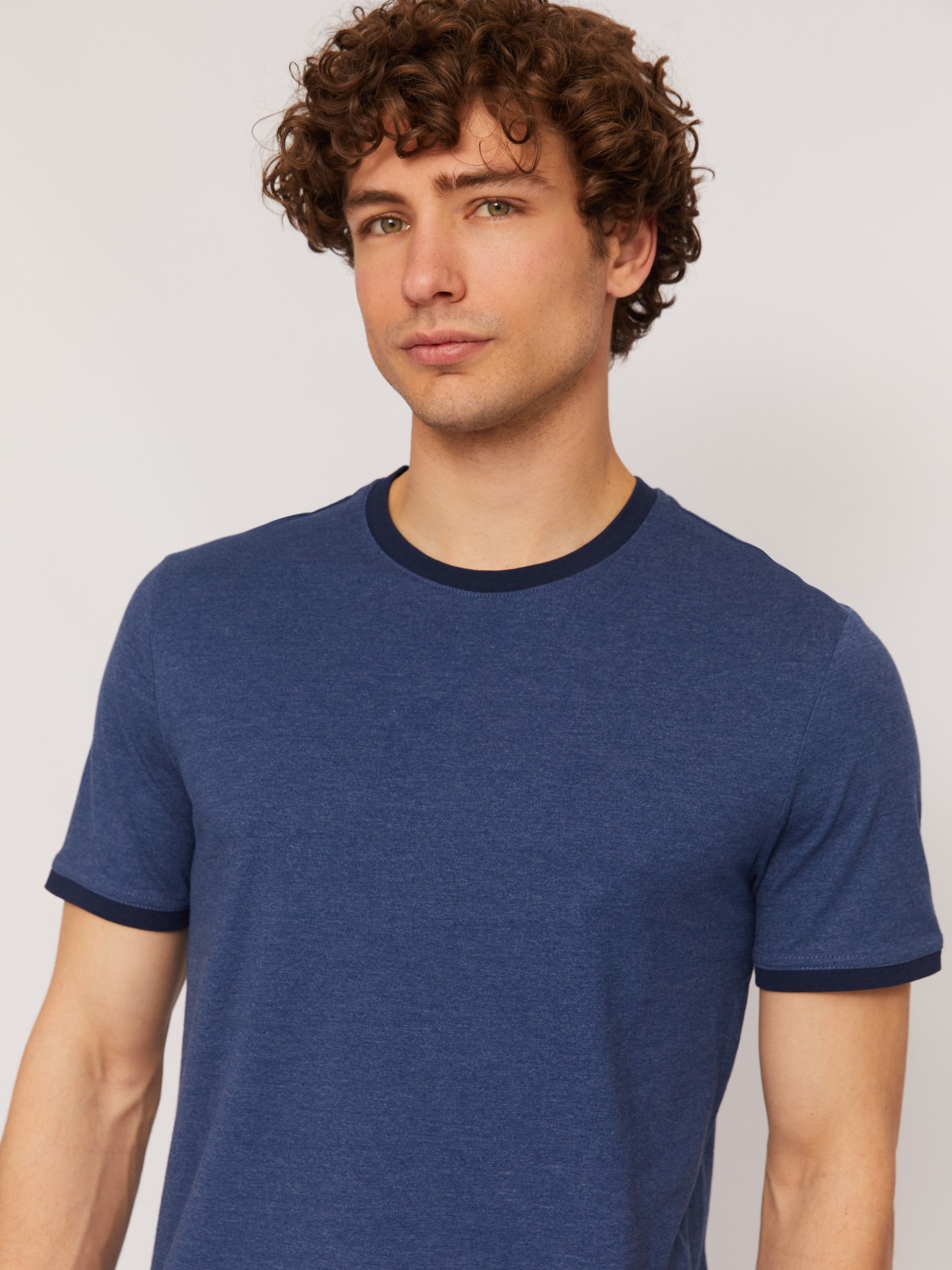 Трикотажная футболка с коротким рукавом