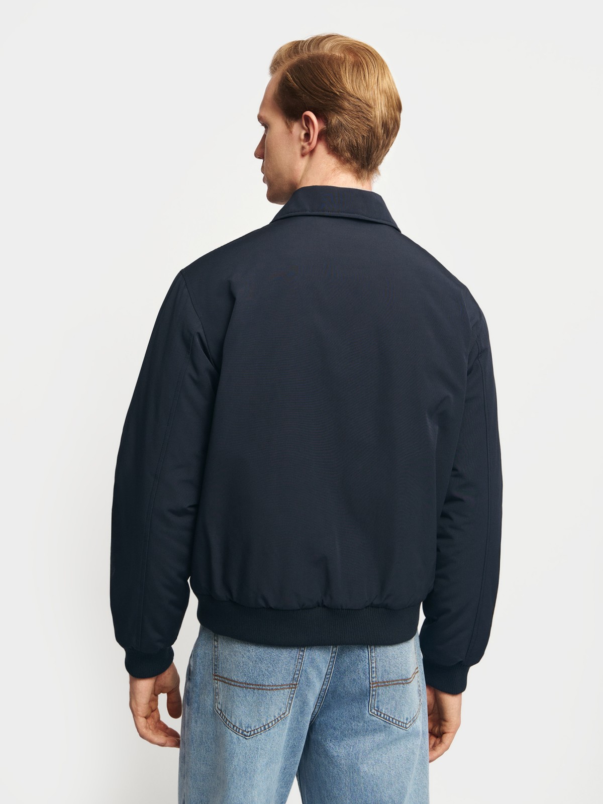 Тёплая куртка-бомбер на синтепоне