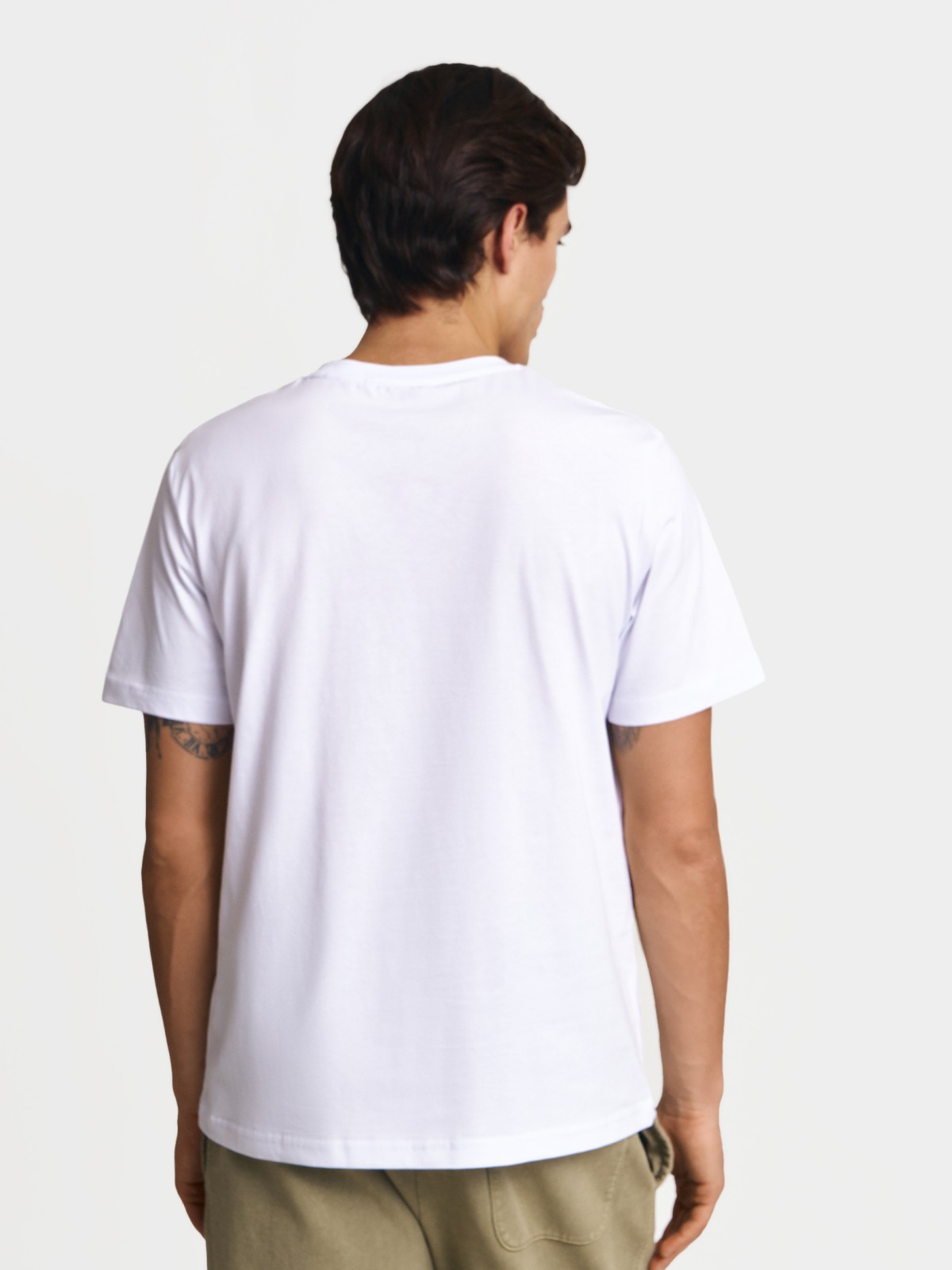 Футболка из хлопка с надписью 