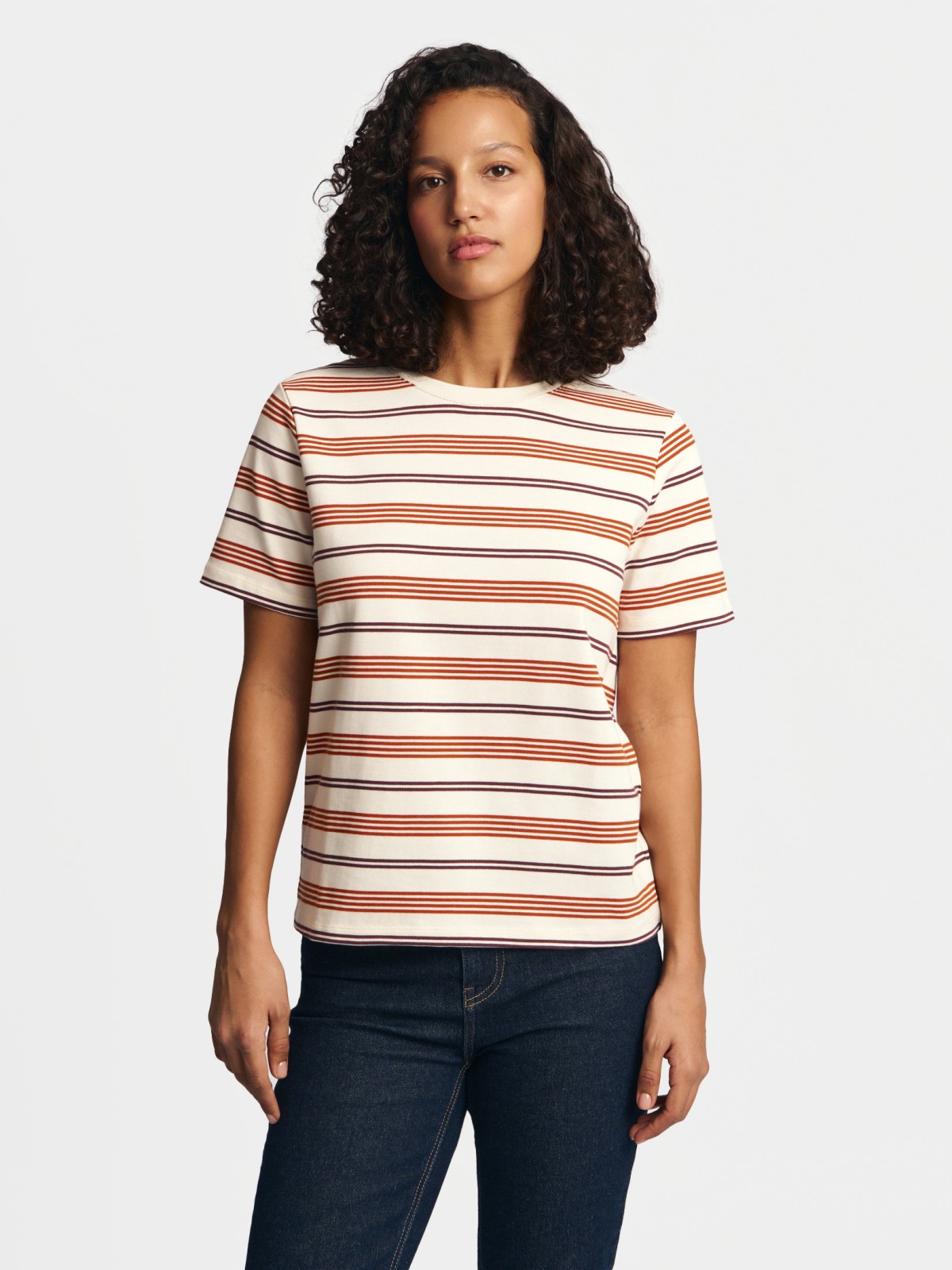 Футболка из хлопка в полоску