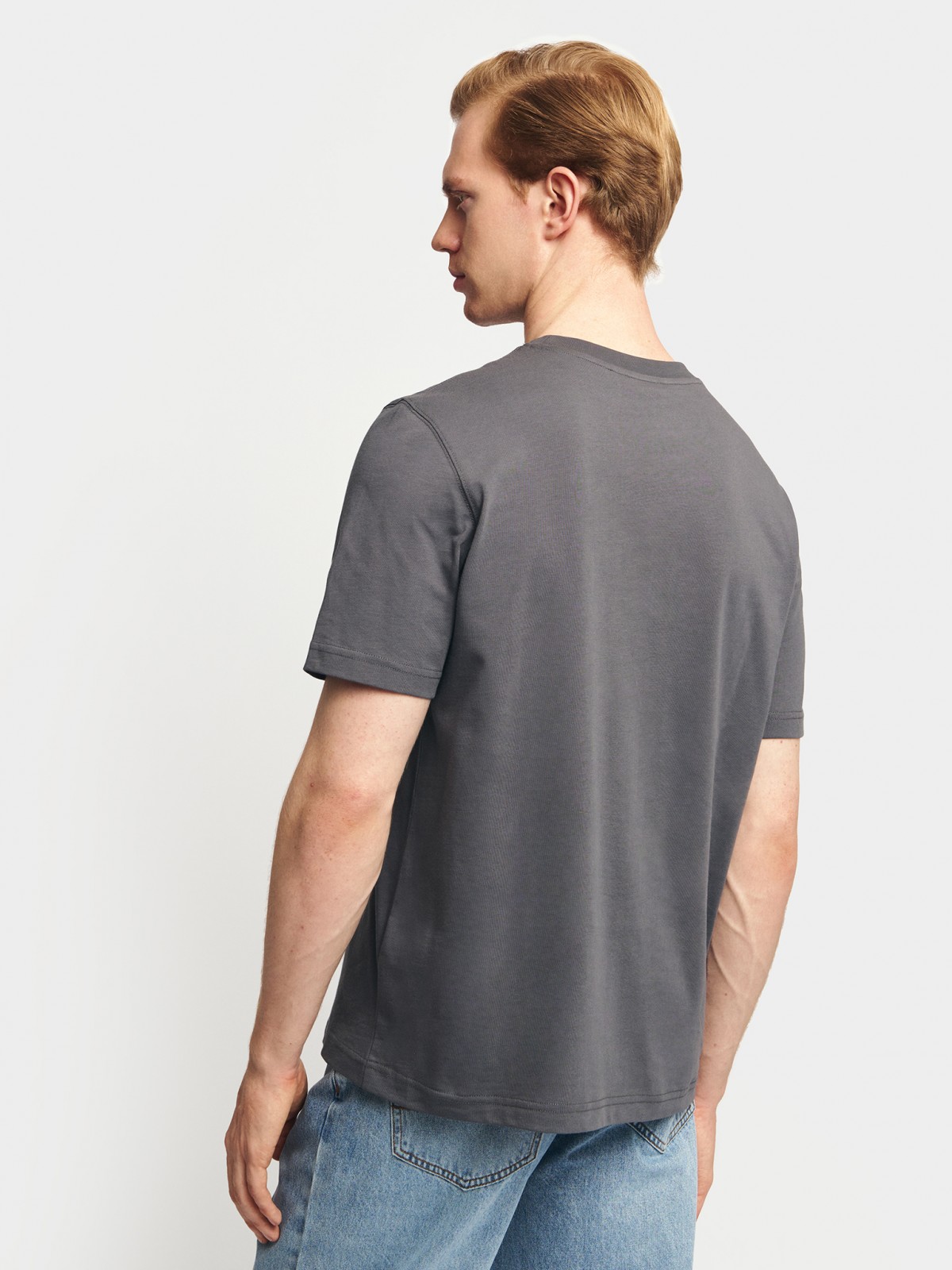 Футболка из хлопка с коротким рукавом