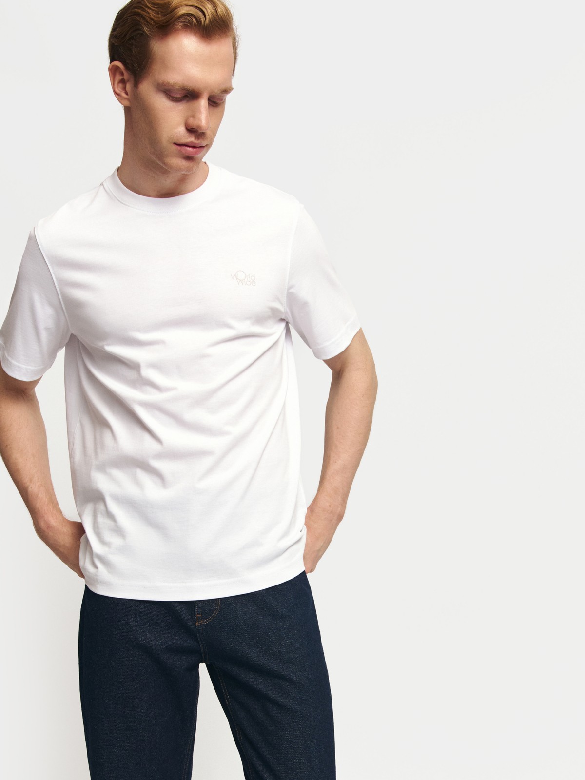 Футболка из хлопка с коротким рукавом