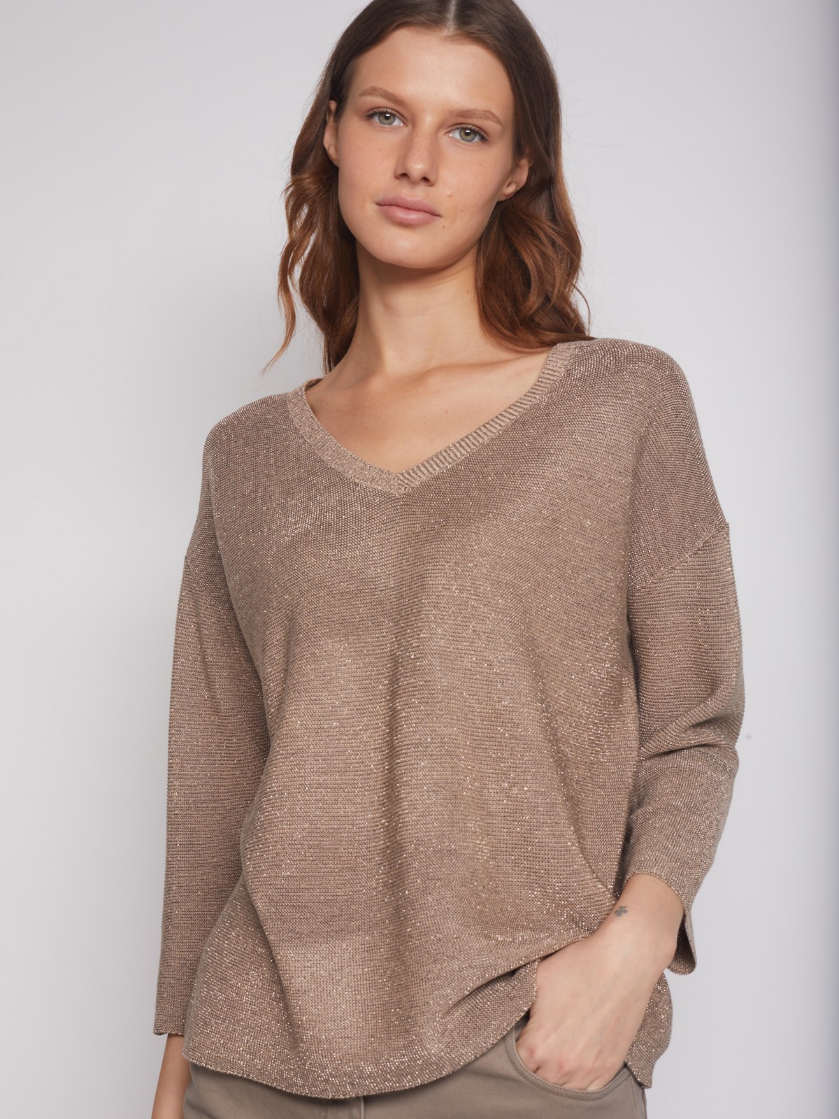 Пуловер с люрексом Пуловер с люрексом