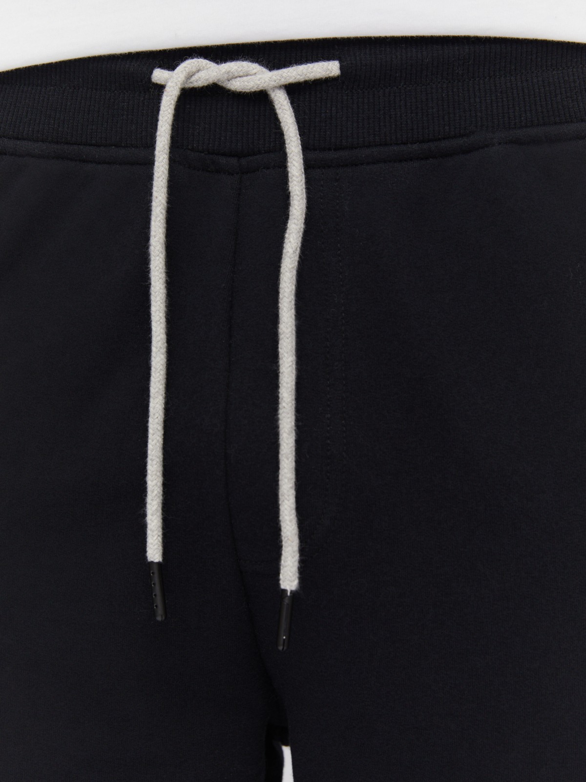 Трикотажные брюки-джоггеры с лампасами zolla 014137660061, цвет черный, размер S - фото 5