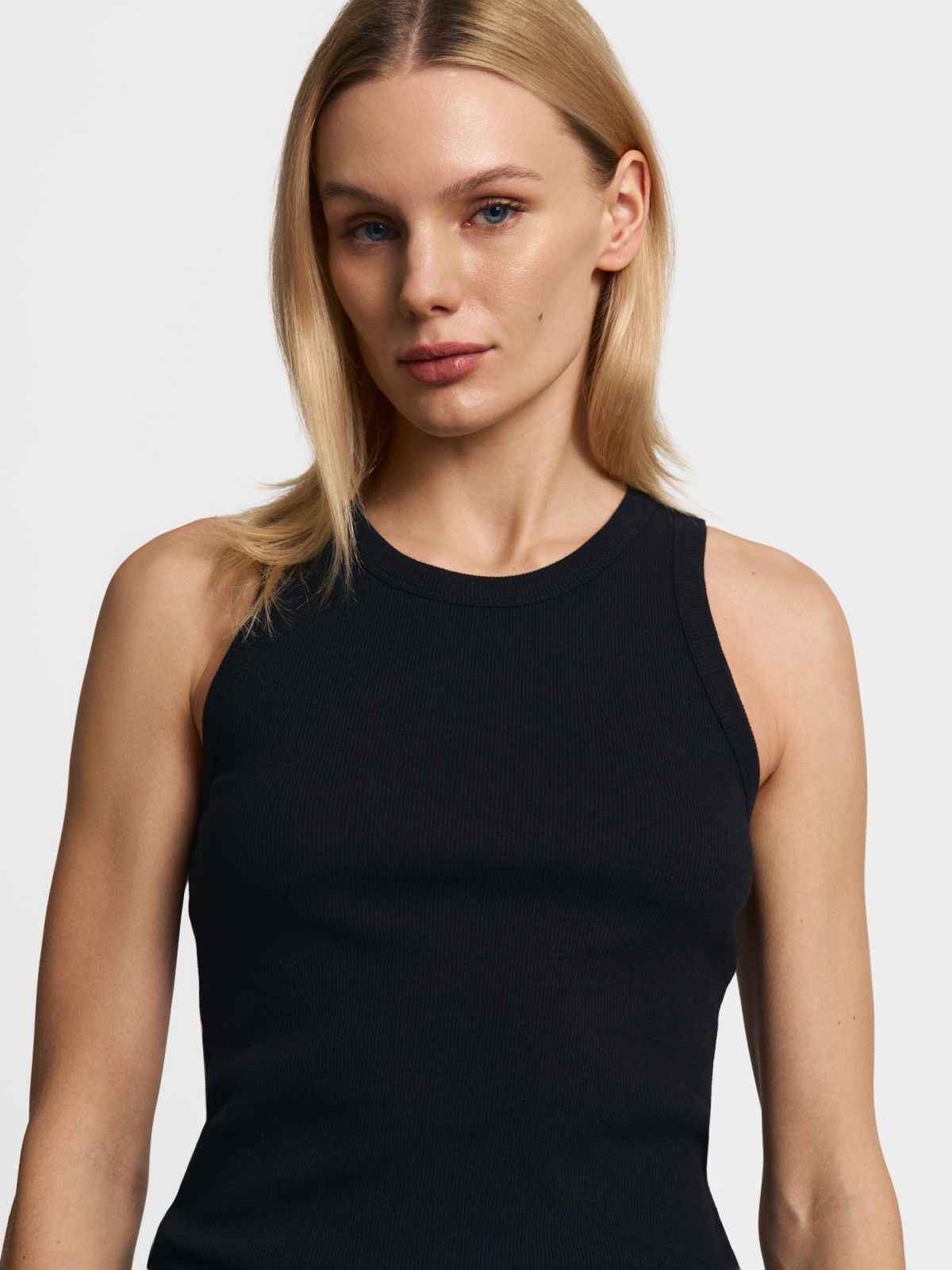 Майка из хлопка без рукавов