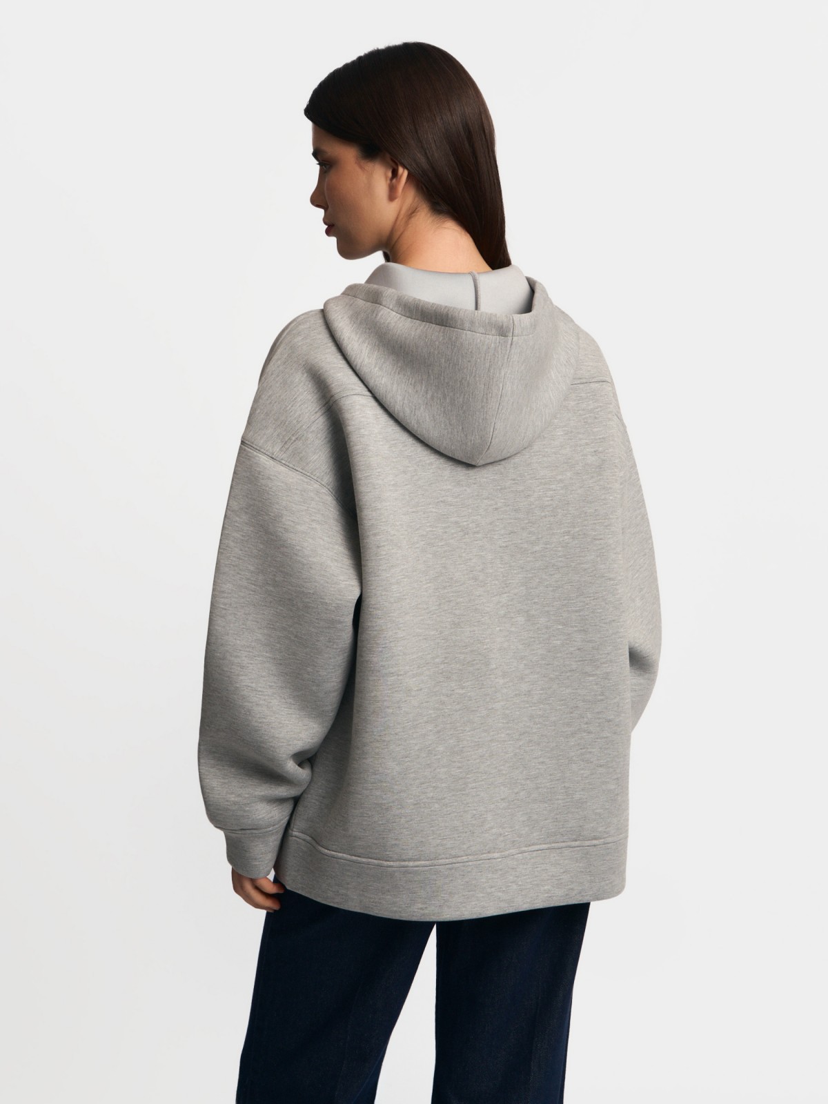 Толстовка на молнии с капюшоном