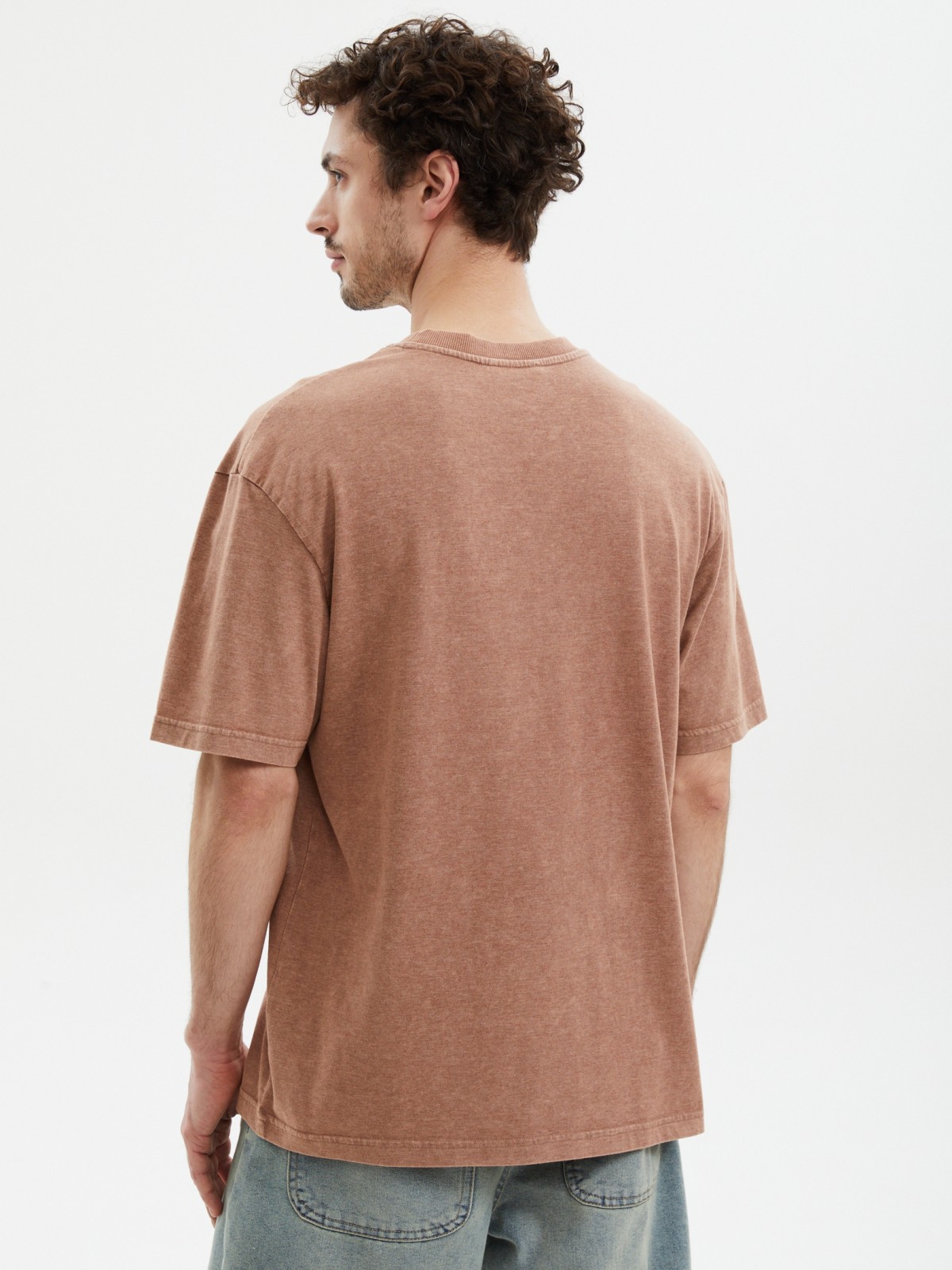 Трикотажная футболка с надписью