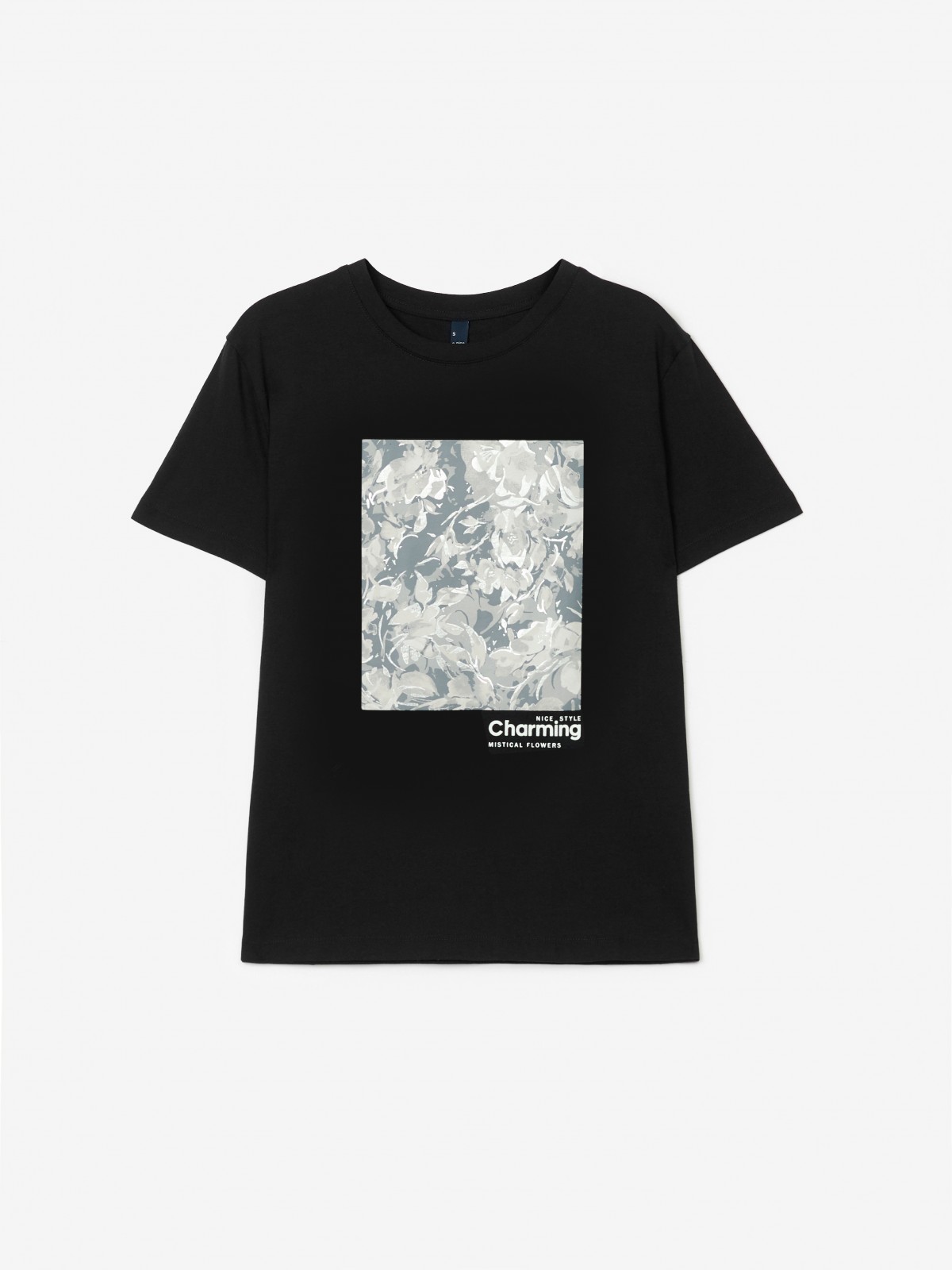 Футболка из хлопка с принтом