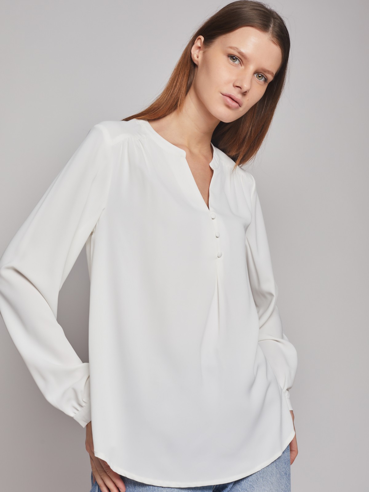 Блузка с длинным рукавом