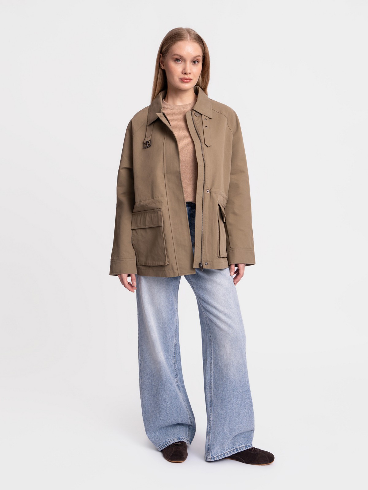 Куртка-парка с кулиской