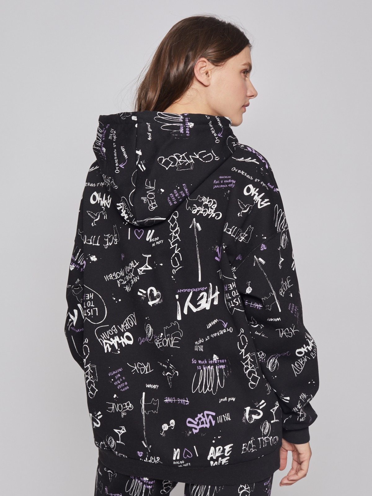 Худи с принтом