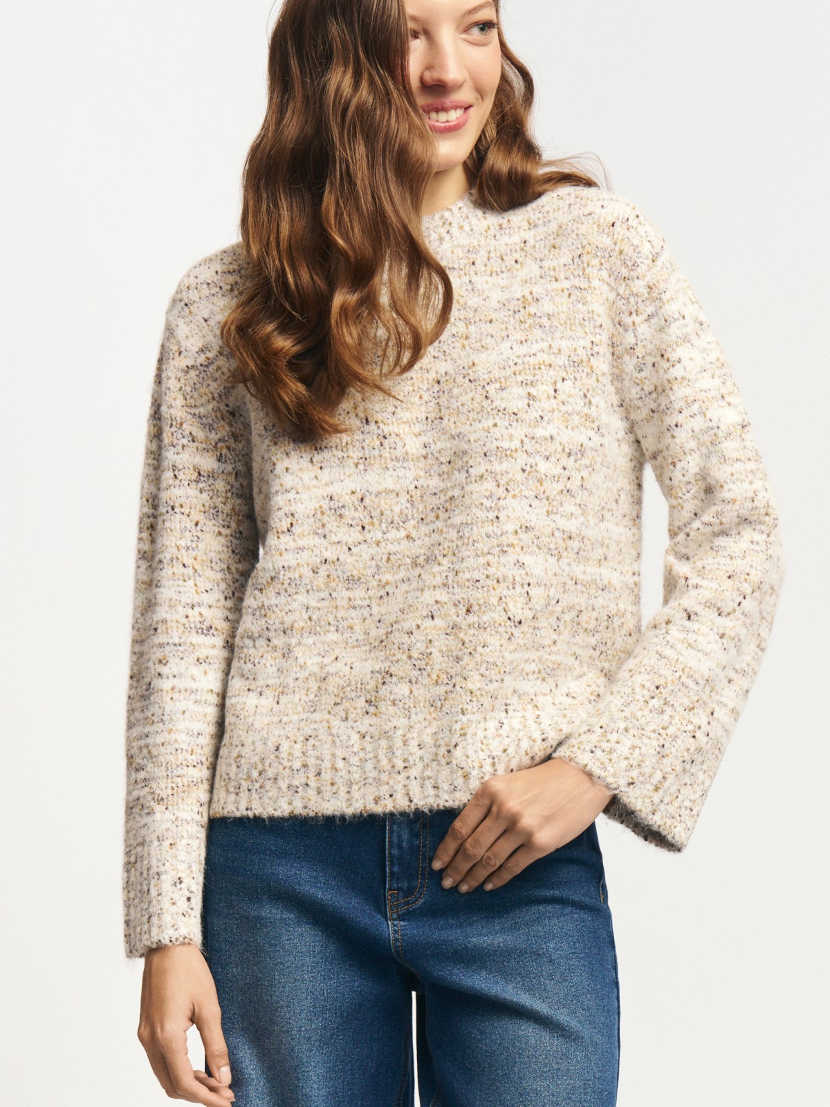 Вязаный джемпер с шерстью