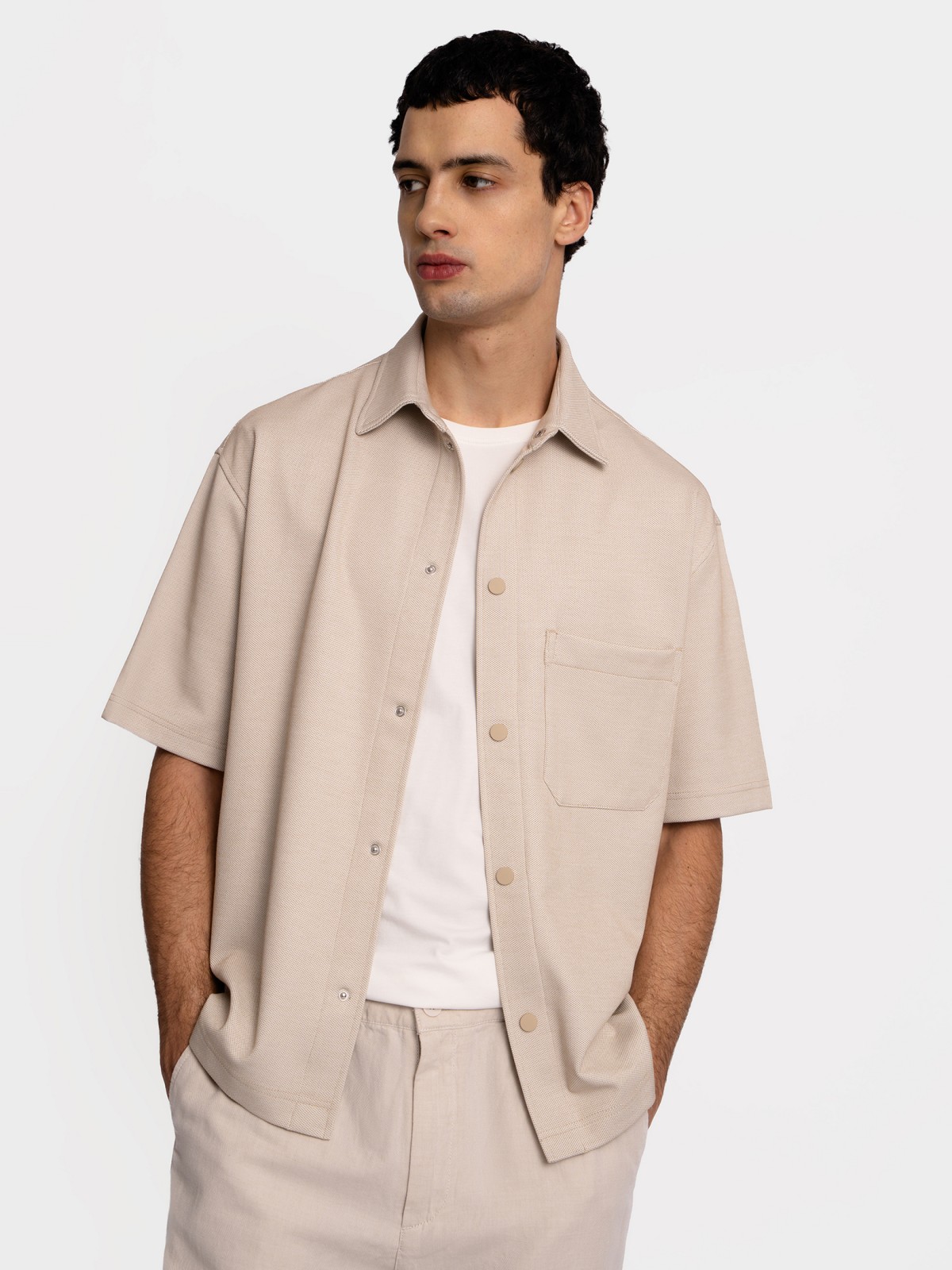 Рубашка с  короткими рукавами