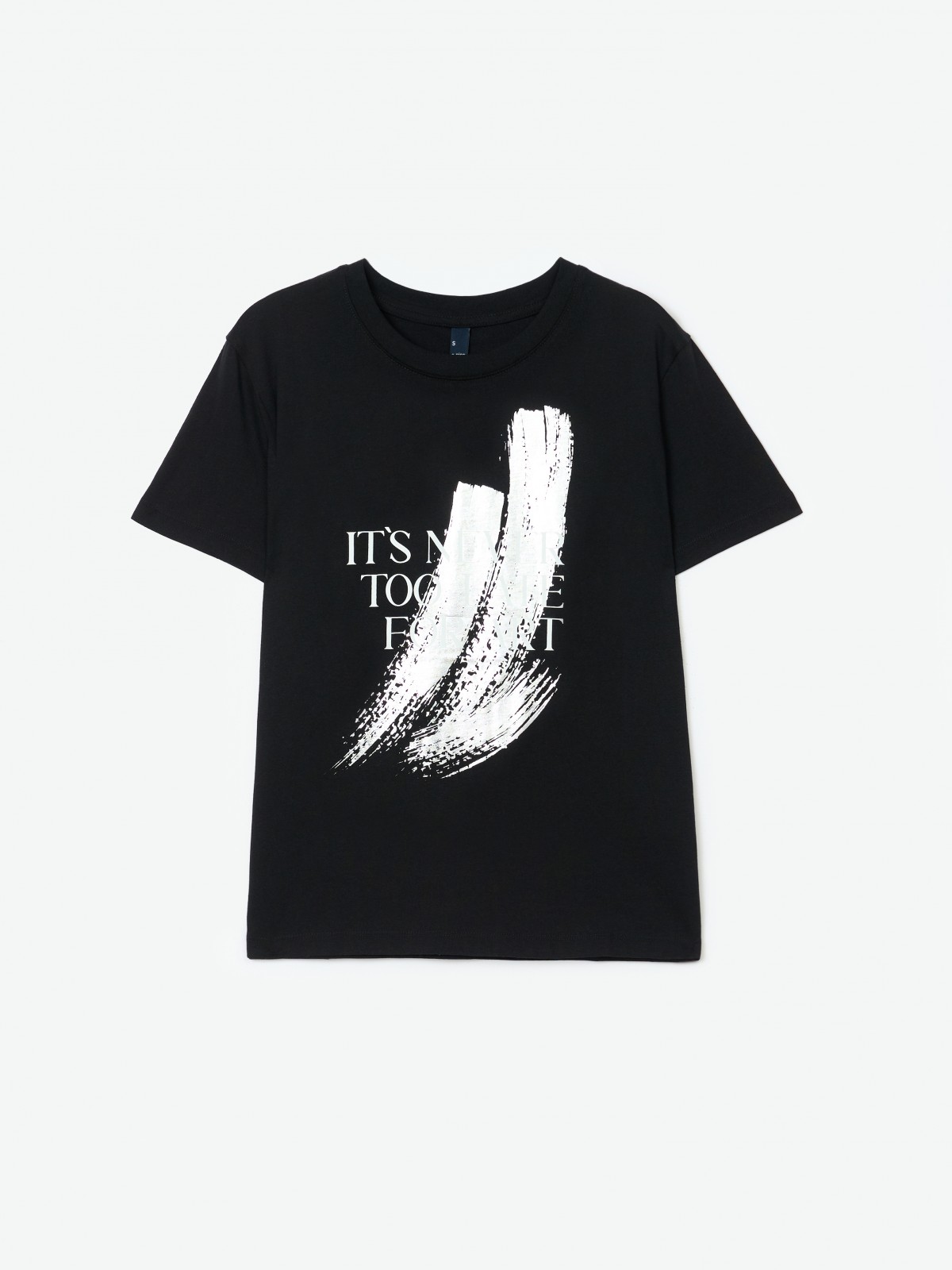 Футболка из хлопка с надписью