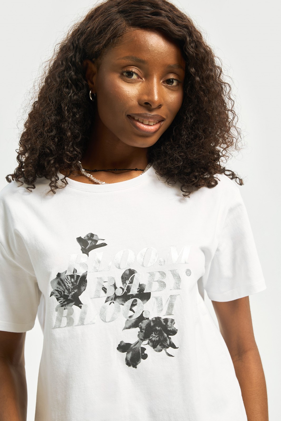 Футболка из хлопка с надписью