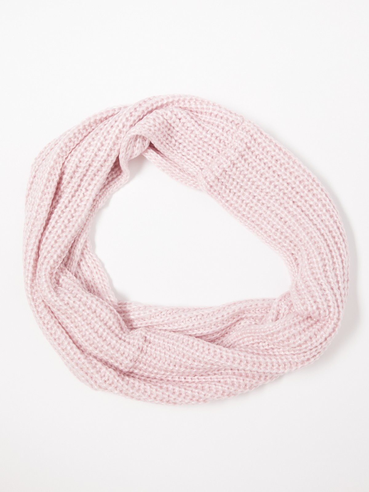 Вязаный шарф-снуд zolla 22142910J055, цвет розовый, размер No_size - фото 2