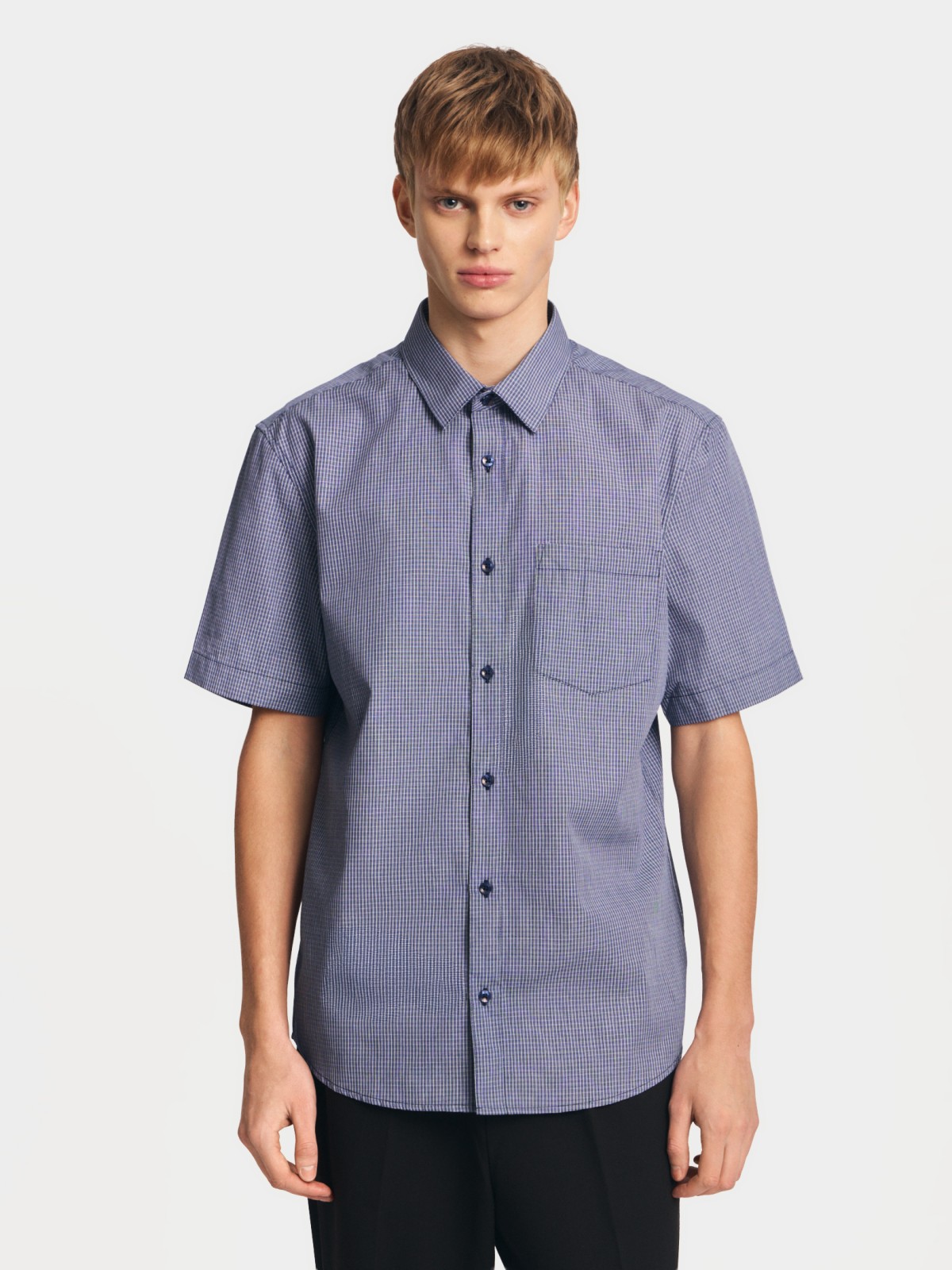 Рубашка с  короткими рукавами