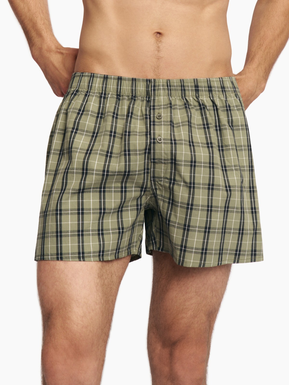 Семейные трусы из хлопка в клетку