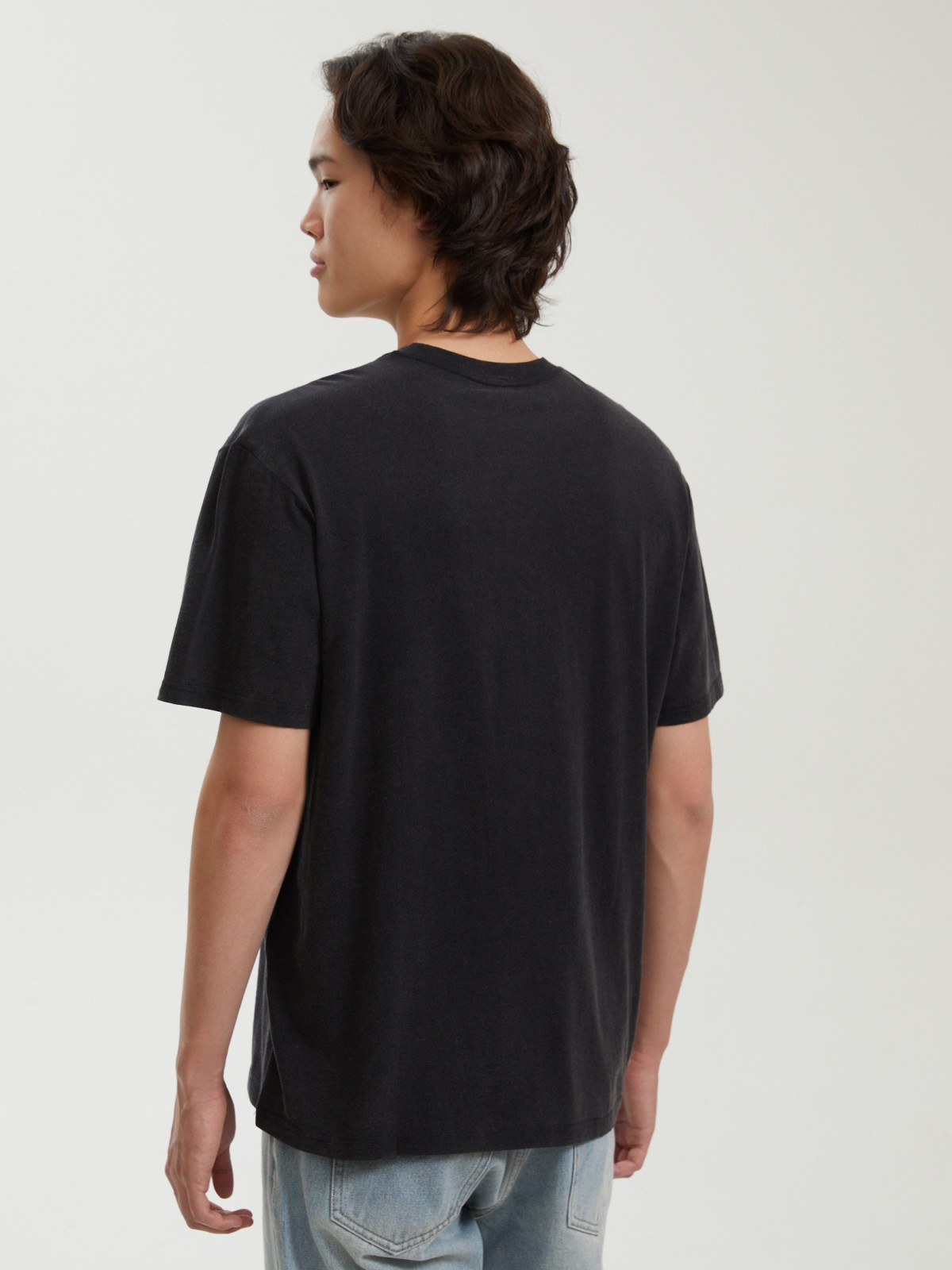 Футболка из хлопка с надписью