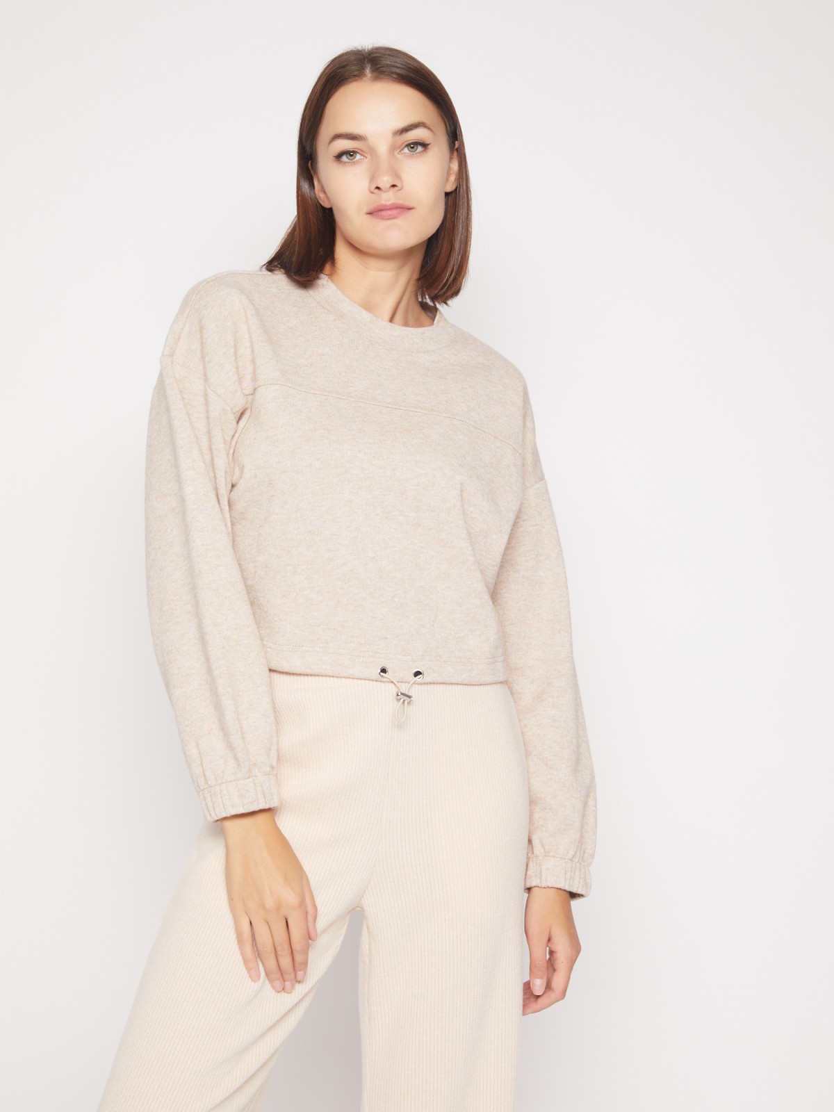 Укороченный свитшот 