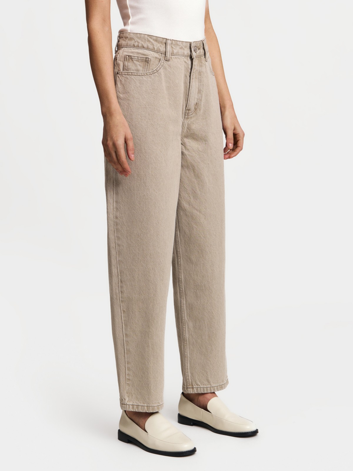 Джинсы силуэта Balloon с посадкой Loose