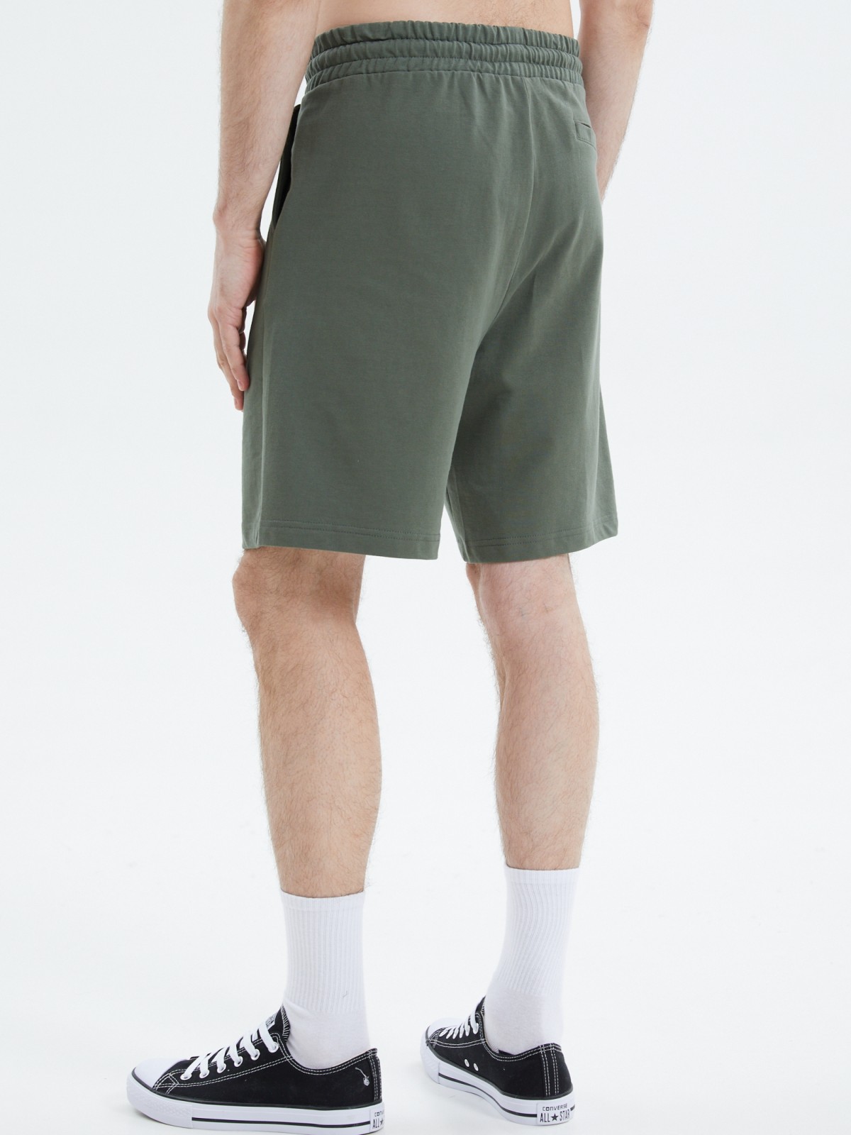 Трикотажные шорты на резинке из хлопка