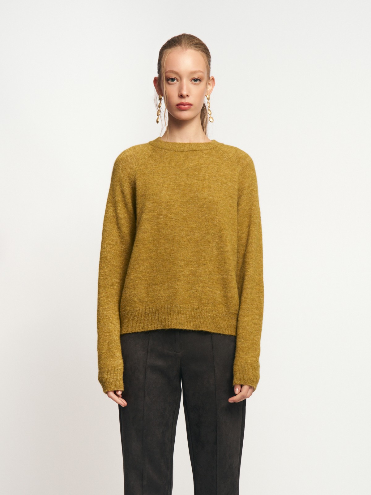 Вязаный джемпер с шерстью