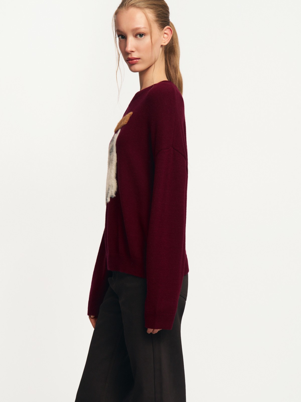 Вязаный джемпер с рисунком