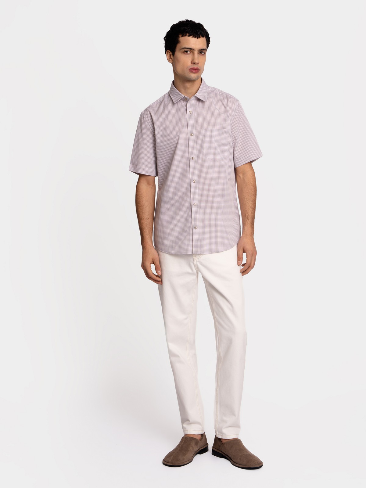 Рубашка с  короткими рукавами