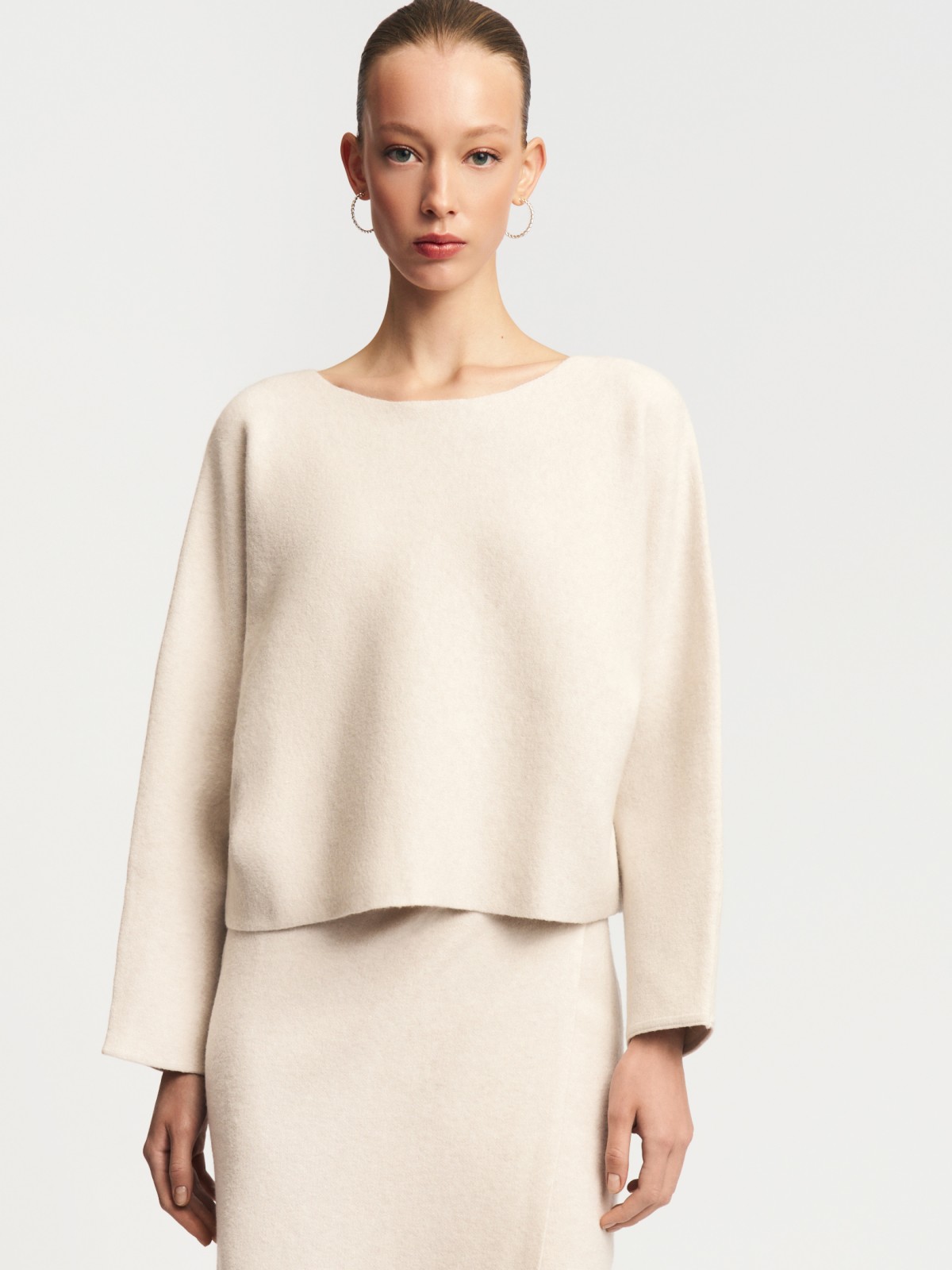 Вязаный джемпер с шерстью