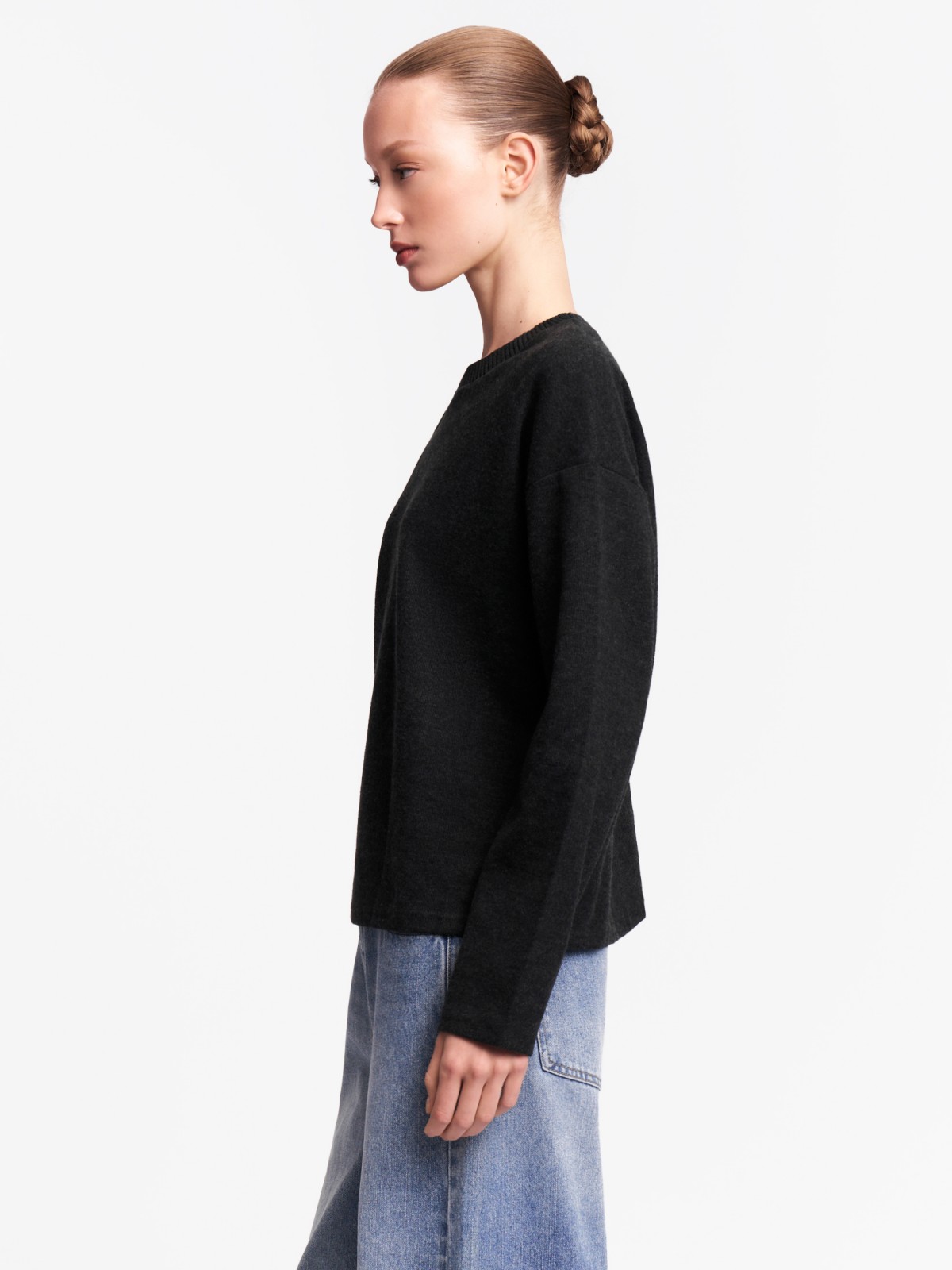 Джемпер из вязаного трикотажа