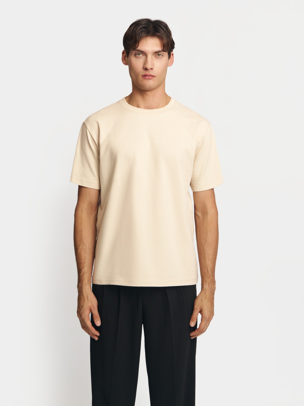 Футболка из хлопка с коротким рукавом