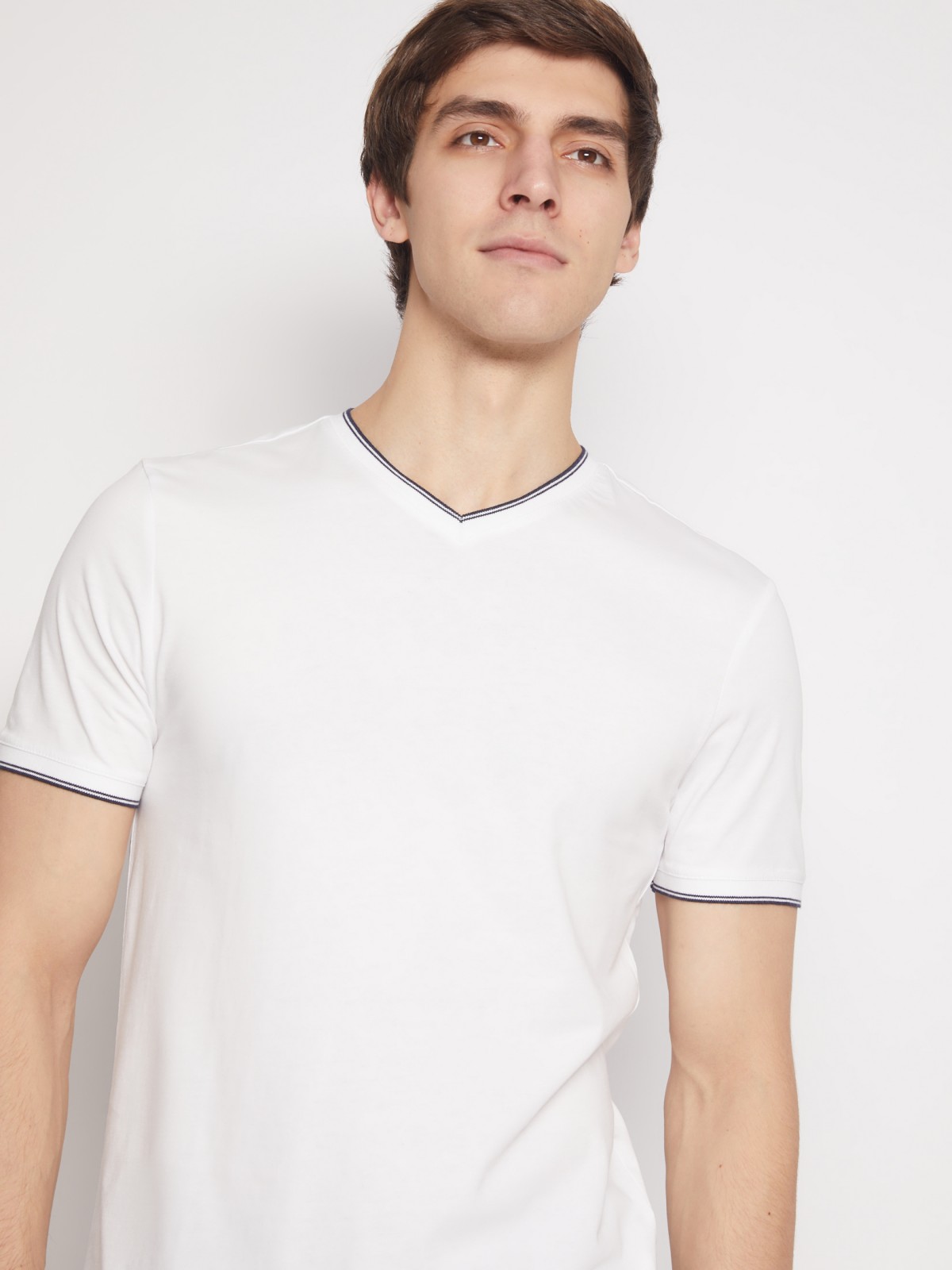 Футболка из хлопка с коротким рукавом