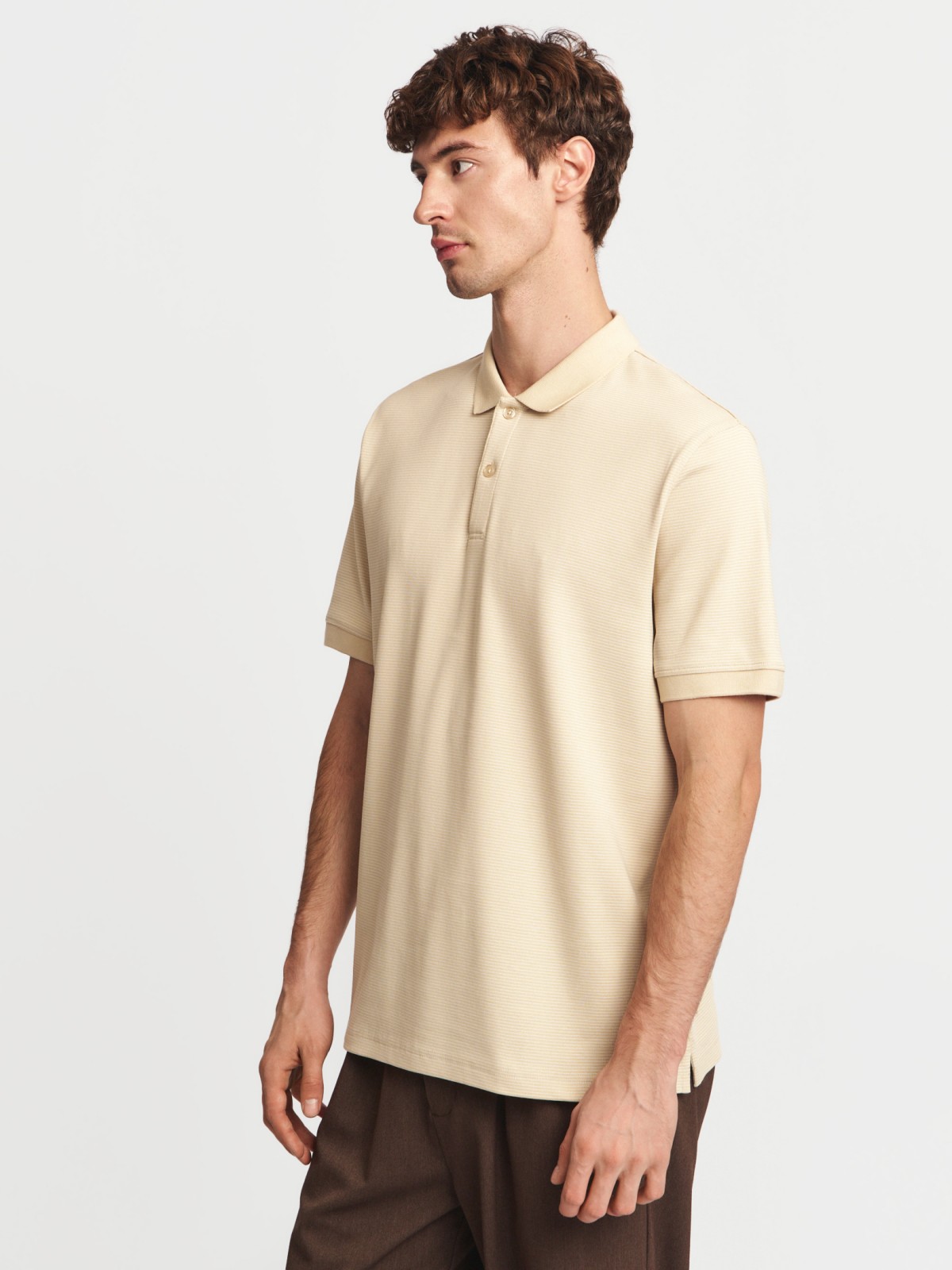 Футболка поло с коротким рукавом