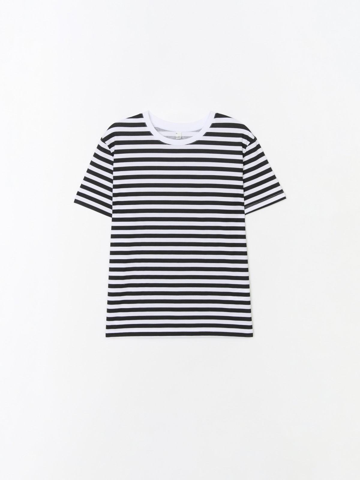 Футболка из хлопка в полоску