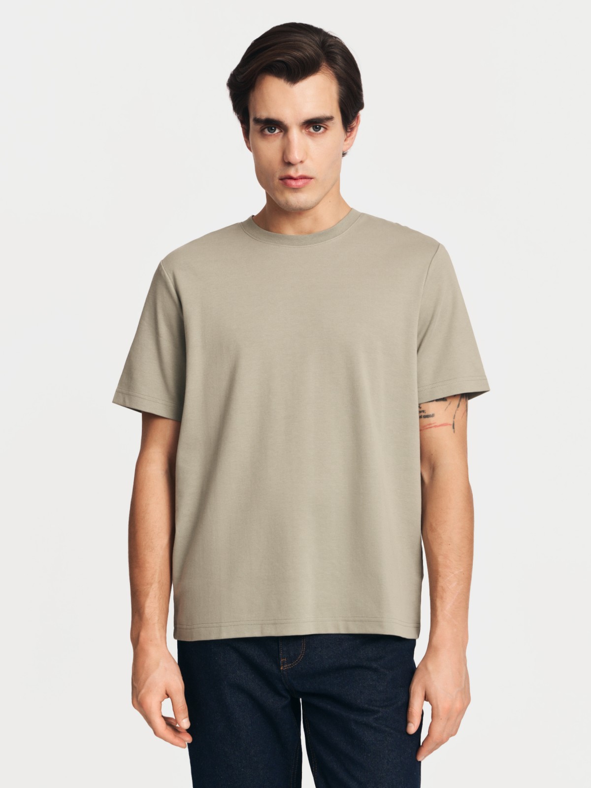 Футболка из хлопка с коротким рукавом