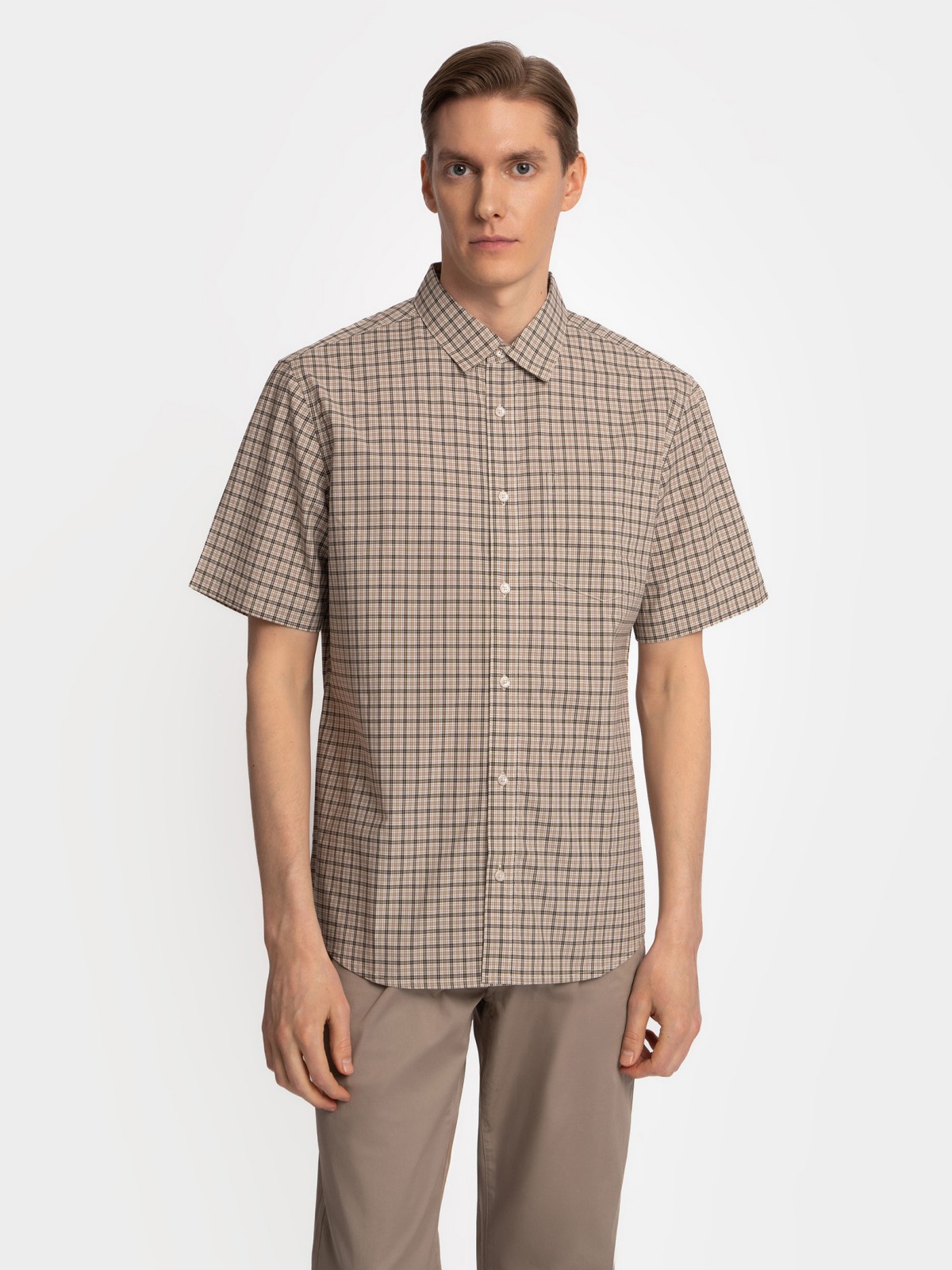 Рубашка с  короткими рукавами